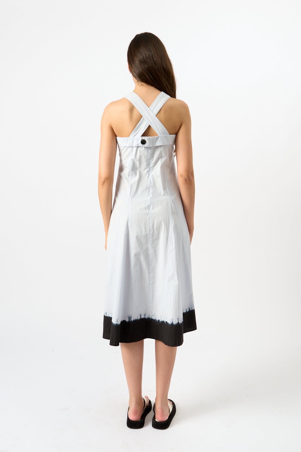 Proenza Schouler White Label Edie Tie-Dye Poplin Dress - Bessette