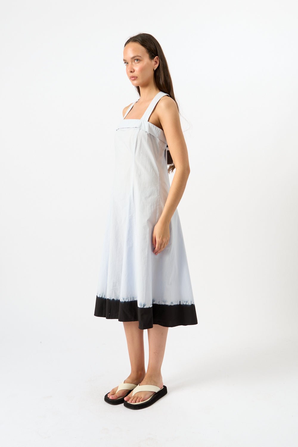 Proenza Schouler White Label Edie Tie-Dye Poplin Dress - Bessette