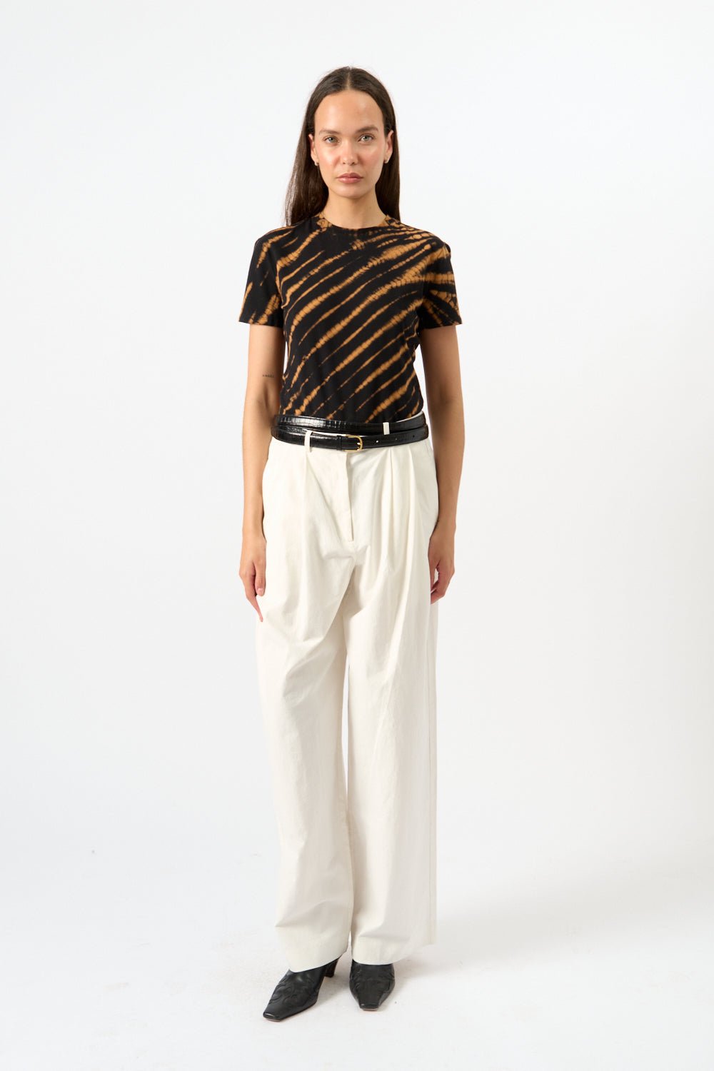 Proenza Schouler White Label Finely Tie-Dye T-Shirt - Bessette