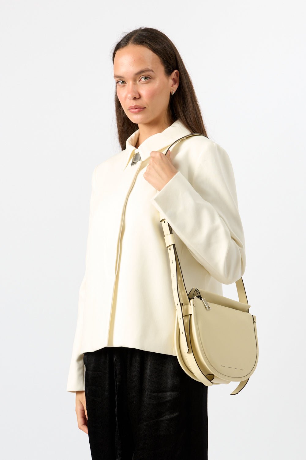 Proenza Schouler White Label Small Baxter Bag Ivory - Bessette