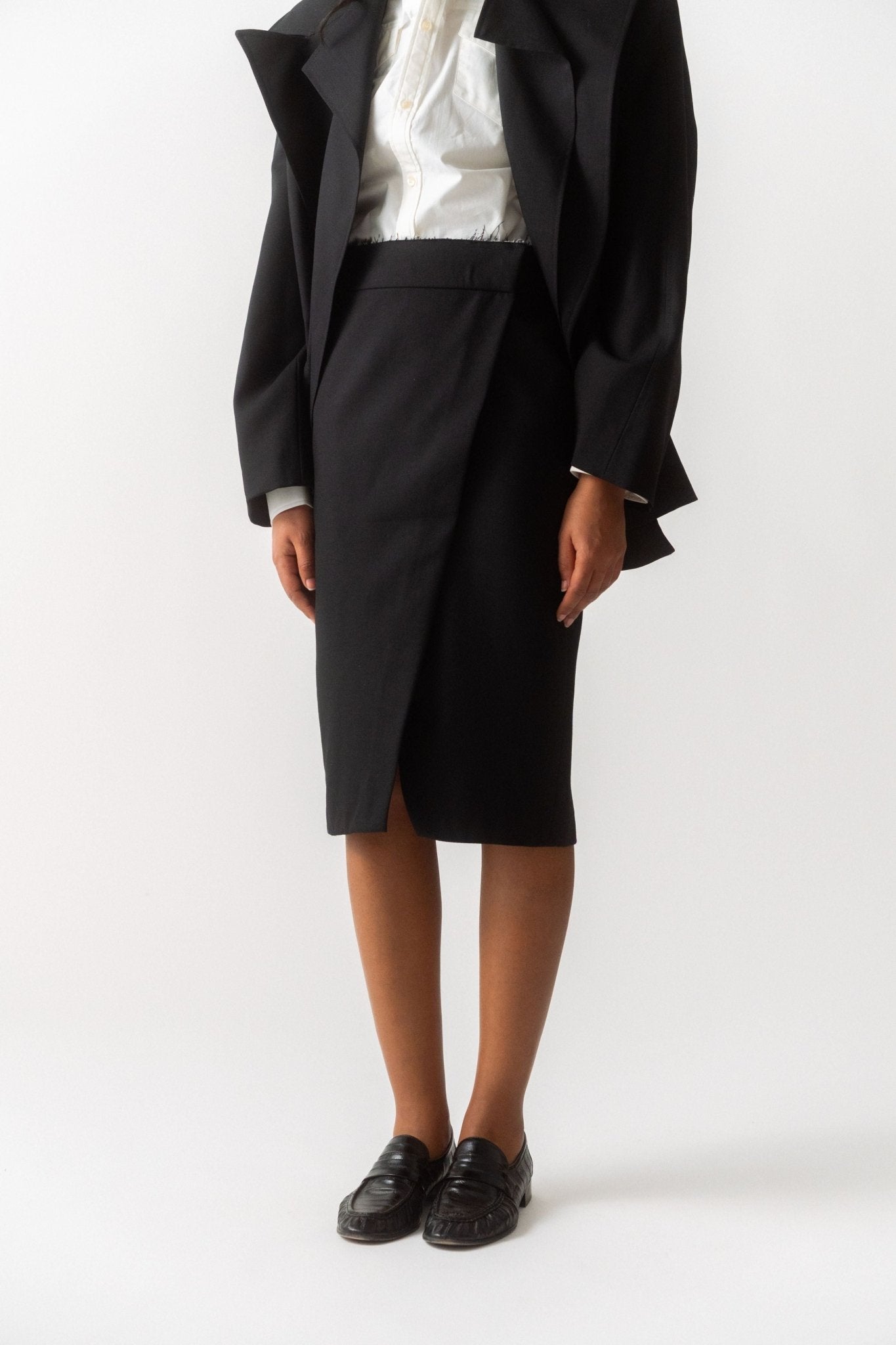 Róhe Raw Edge Knee-Length Skirt - Bessette