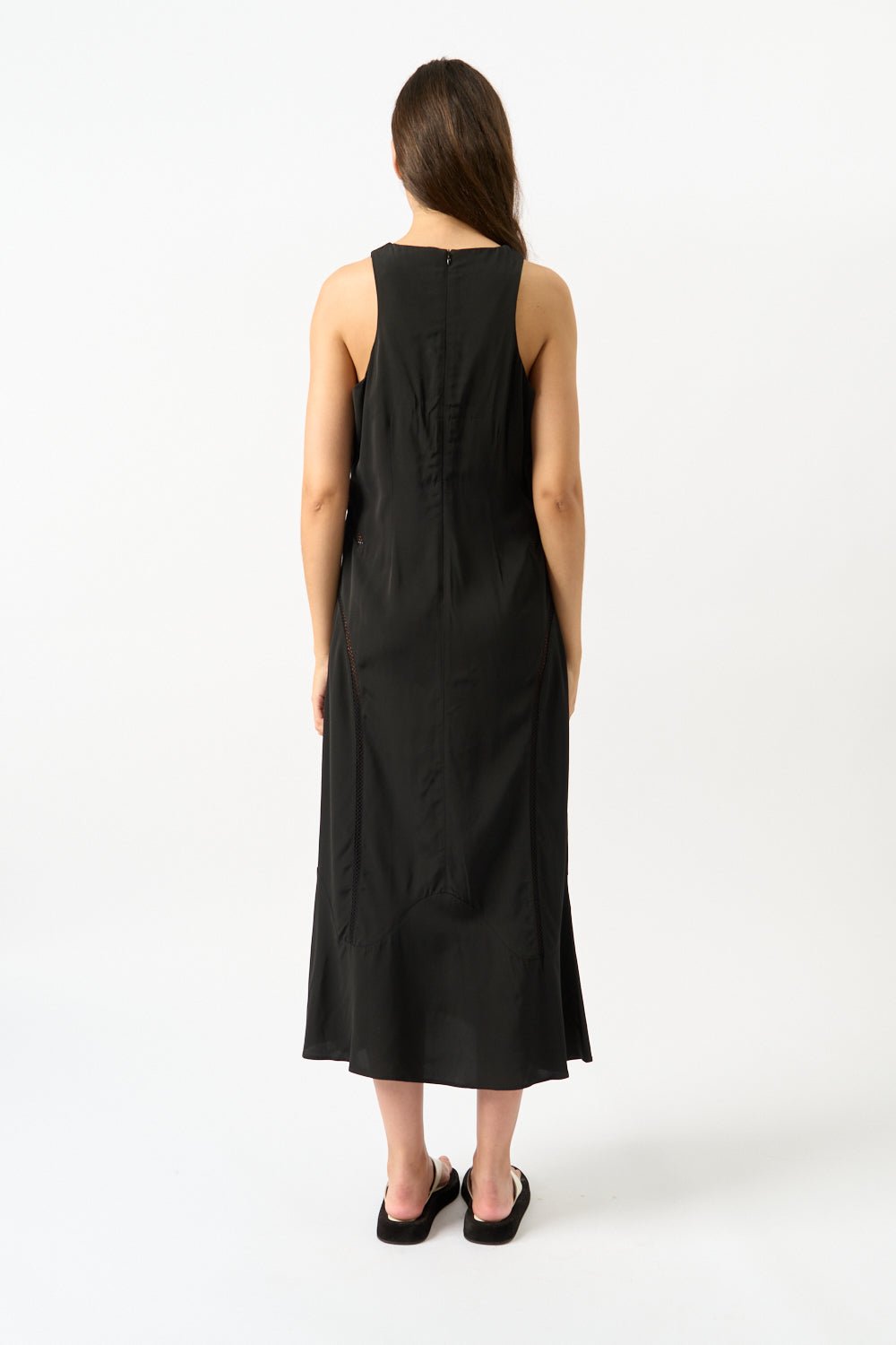 Róhe Sleeveless Satin Dress - Bessette