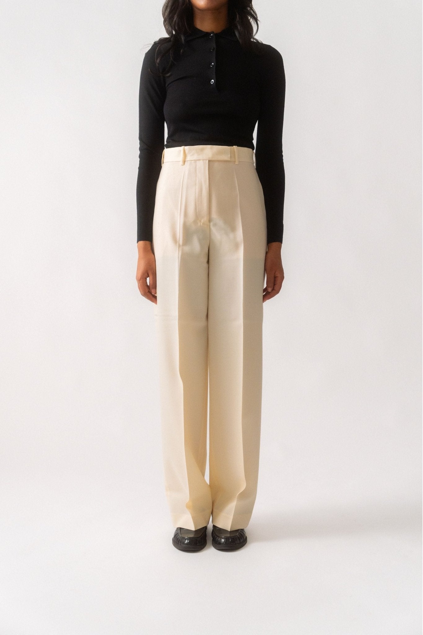 Róhe Wide Leg Trousers - Bessette