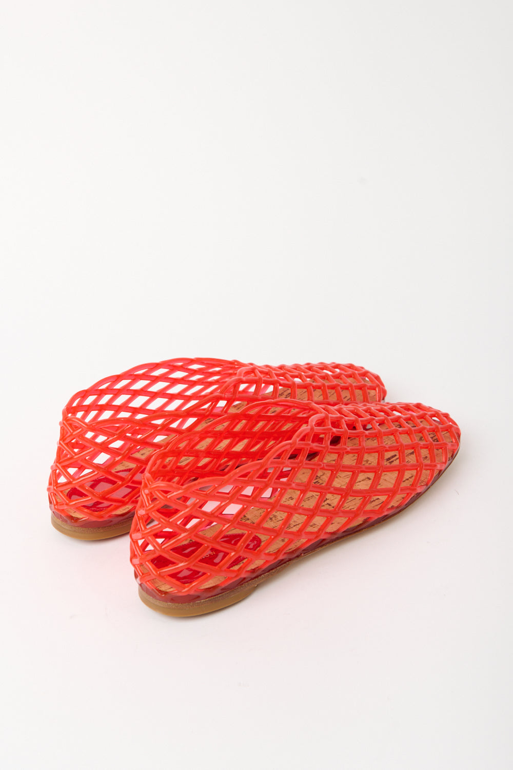 The Row Mara Jelly Flat in Red - Bessette