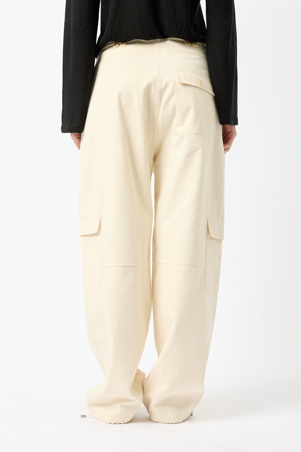 Toteme Cotton Cargo Trousers - Bessette