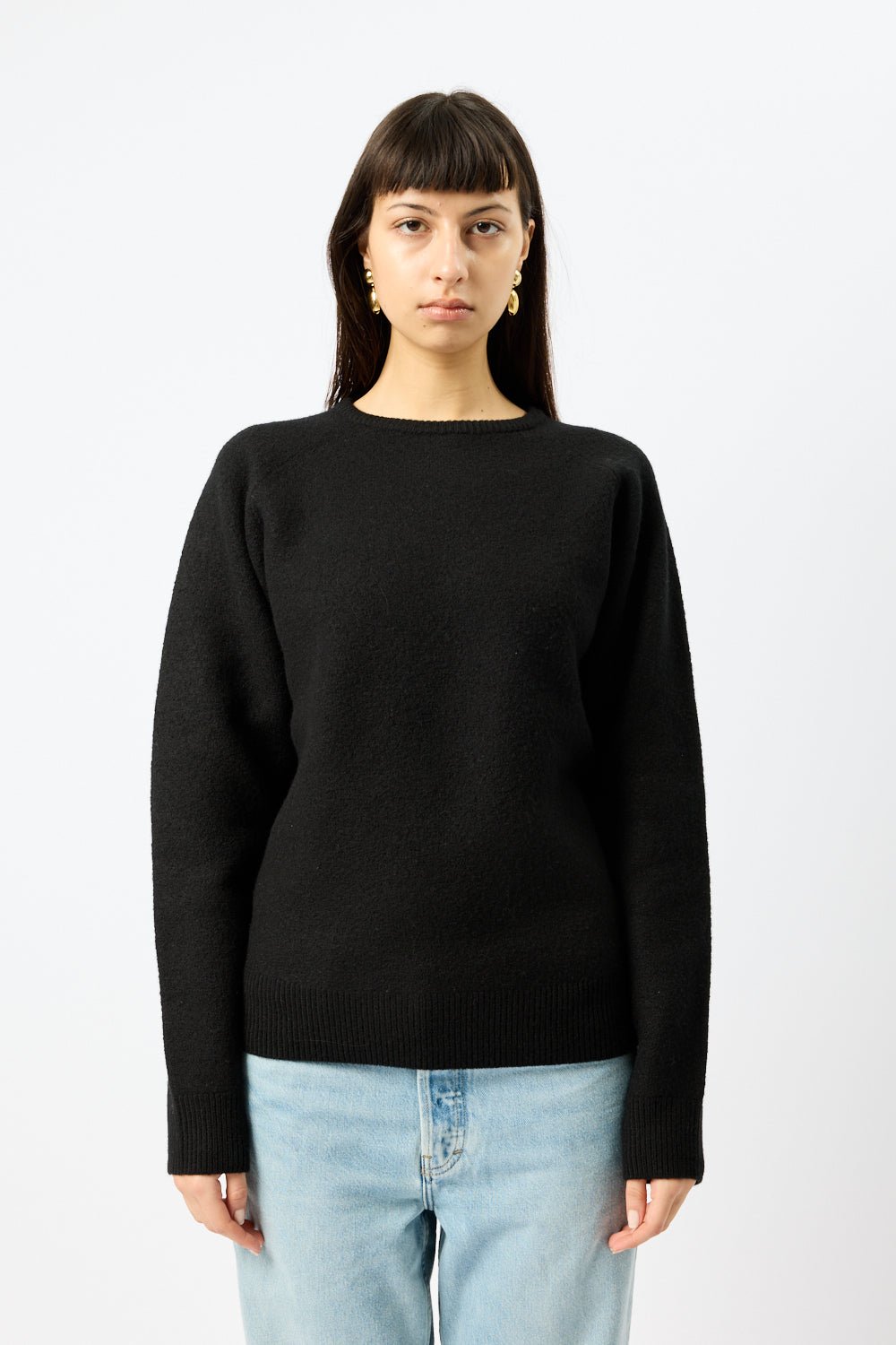 Toteme Crew Neck Wool Knit - Bessette