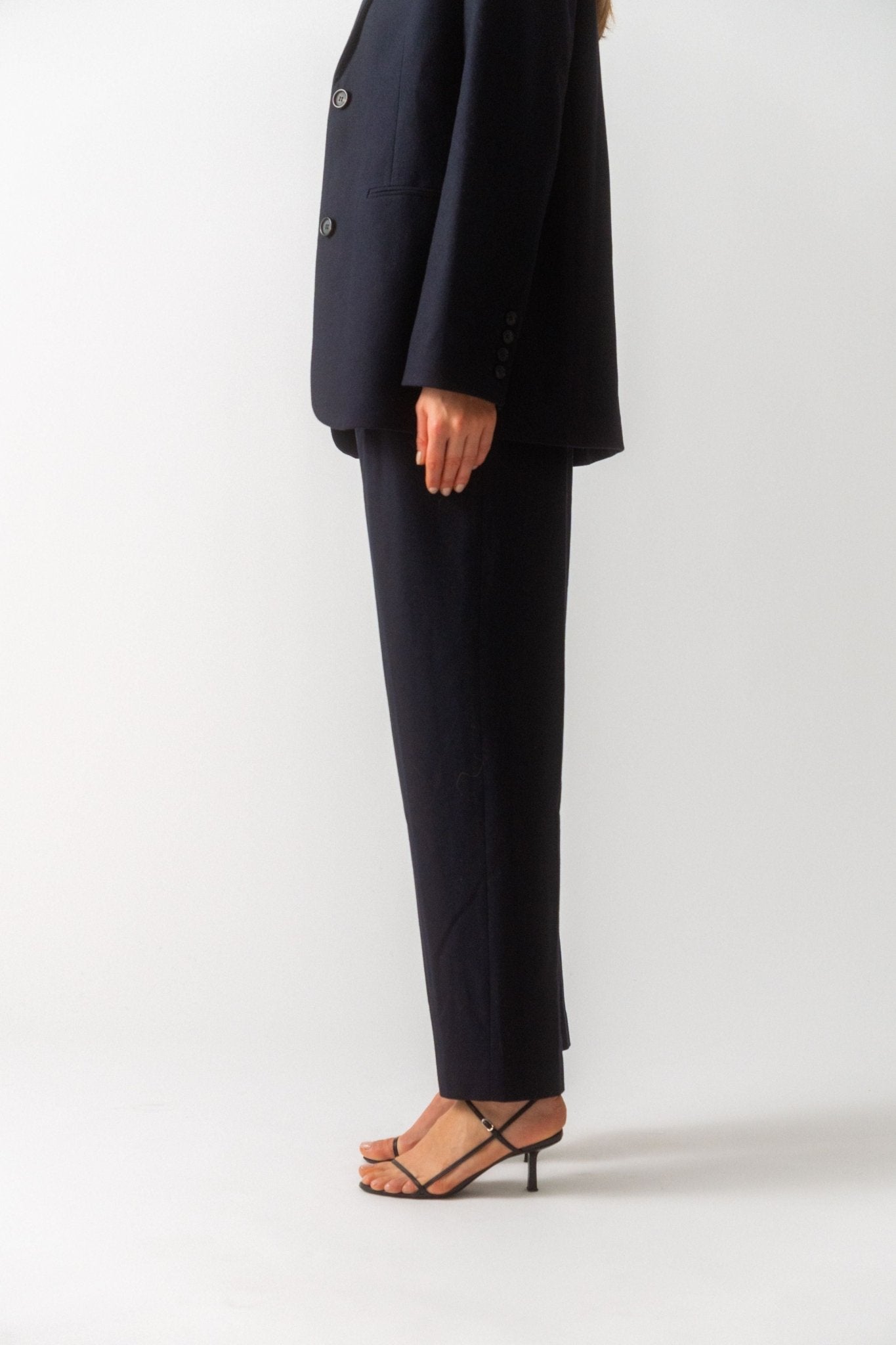 Toteme Double-Pleated Tailored Trousers - Bessette