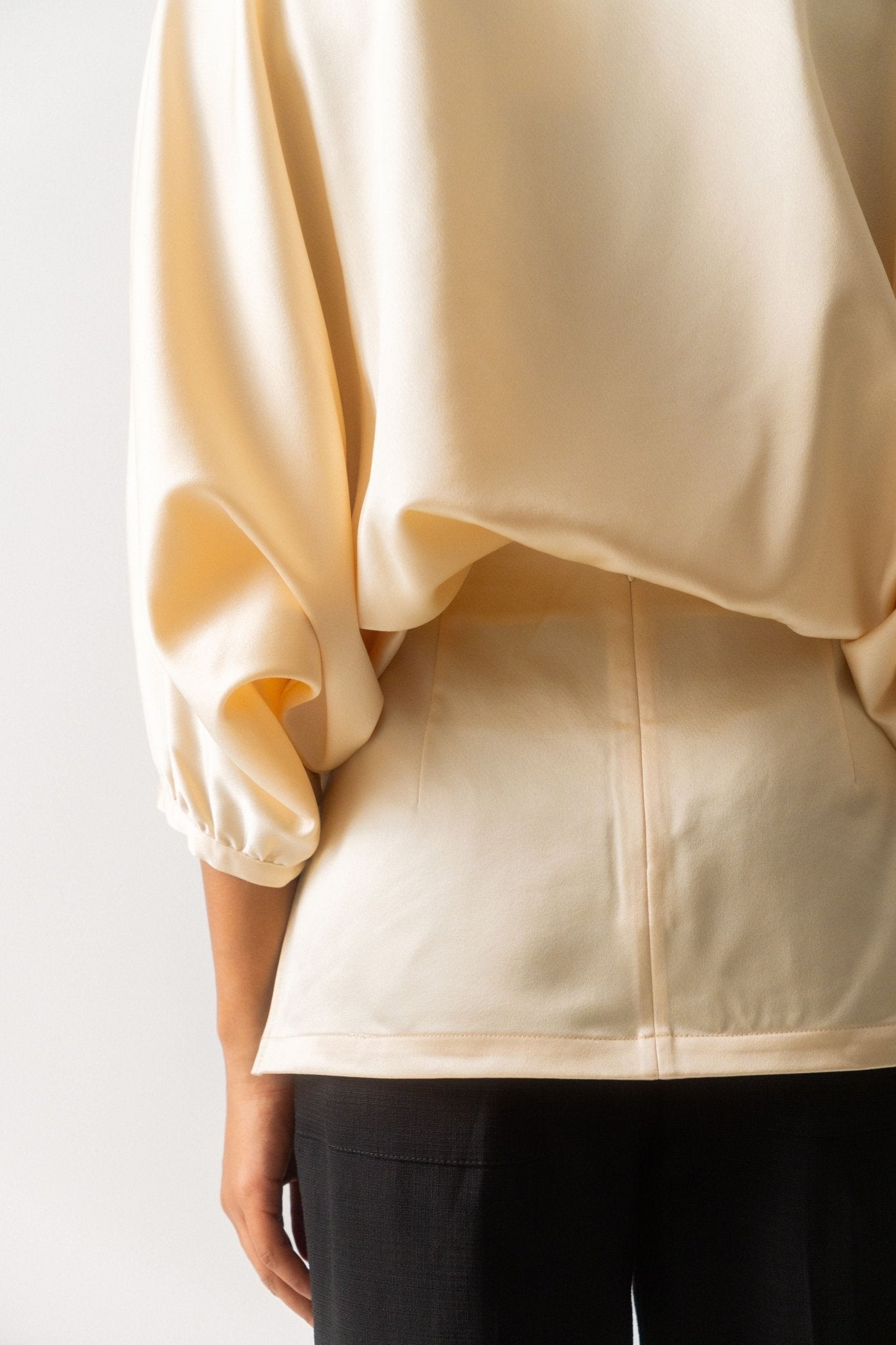 Toteme Draped Satin Top - Bessette