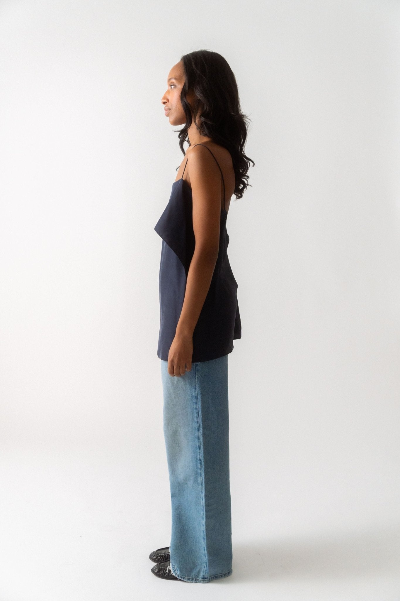 Toteme Draped Silk Cami - Bessette