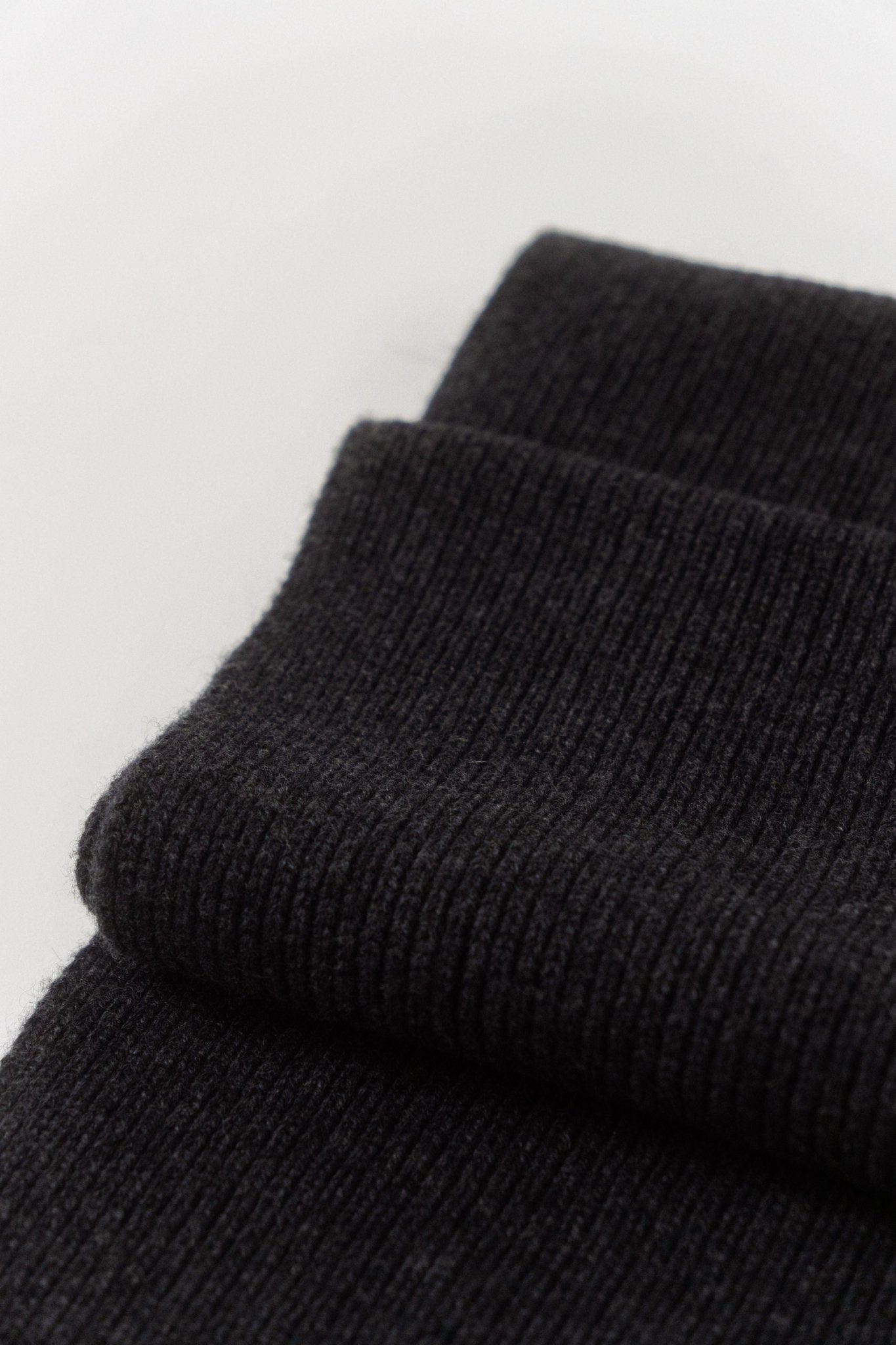 Toteme Embroidered Monogram Wool Cashmere Scarf Dark Grey - Bessette