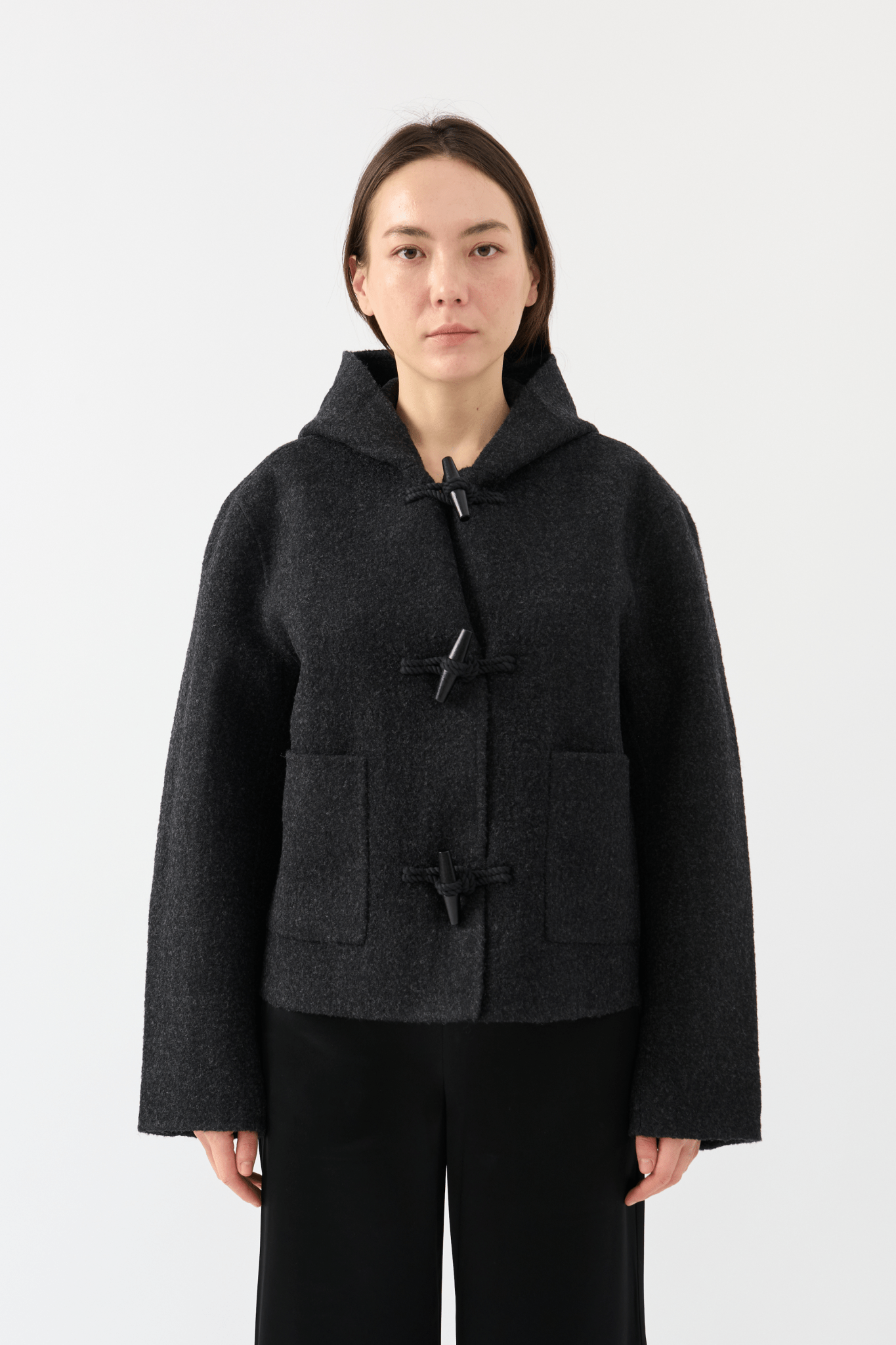 TOTEME｜COATS (Felted duffle jacket (234-WRTWOU097-FB003 TOTEME｜COATS (Felted duffle jacket (234-WRTWOU097-FB003