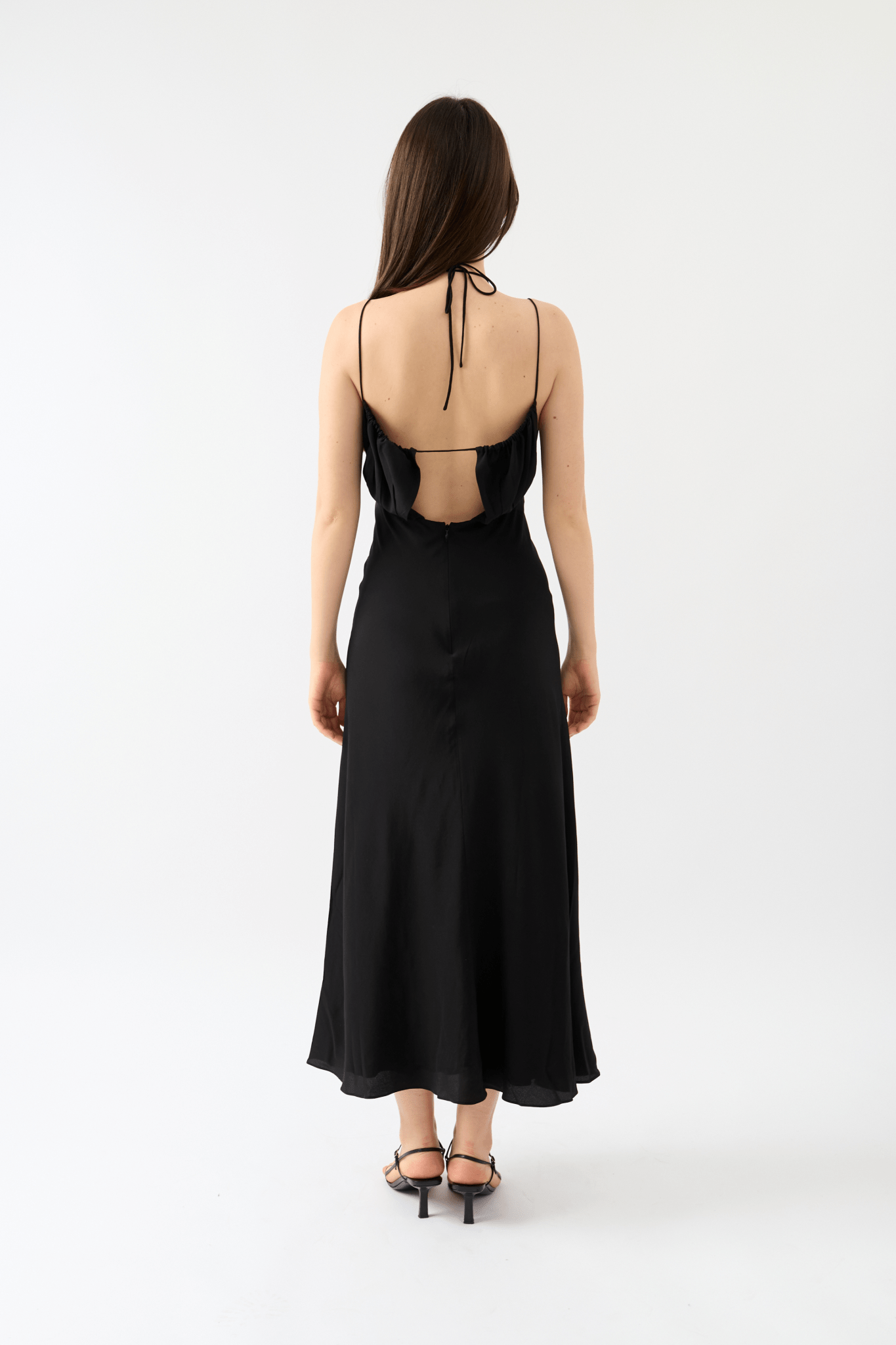 Toteme Gathered Halterneck Dress - Bessette