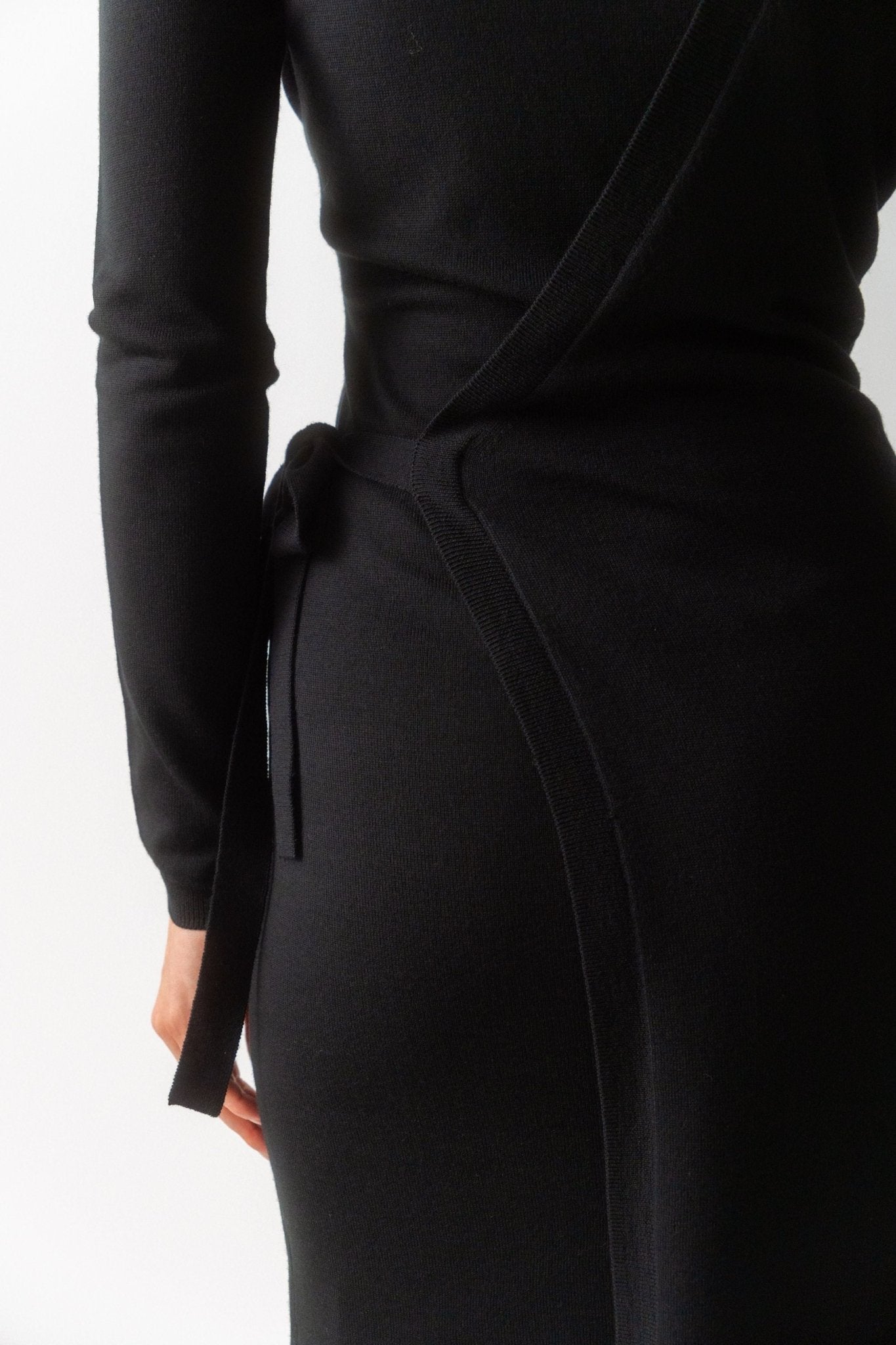 Toteme Knitted Merino Wrap Dress - Bessette