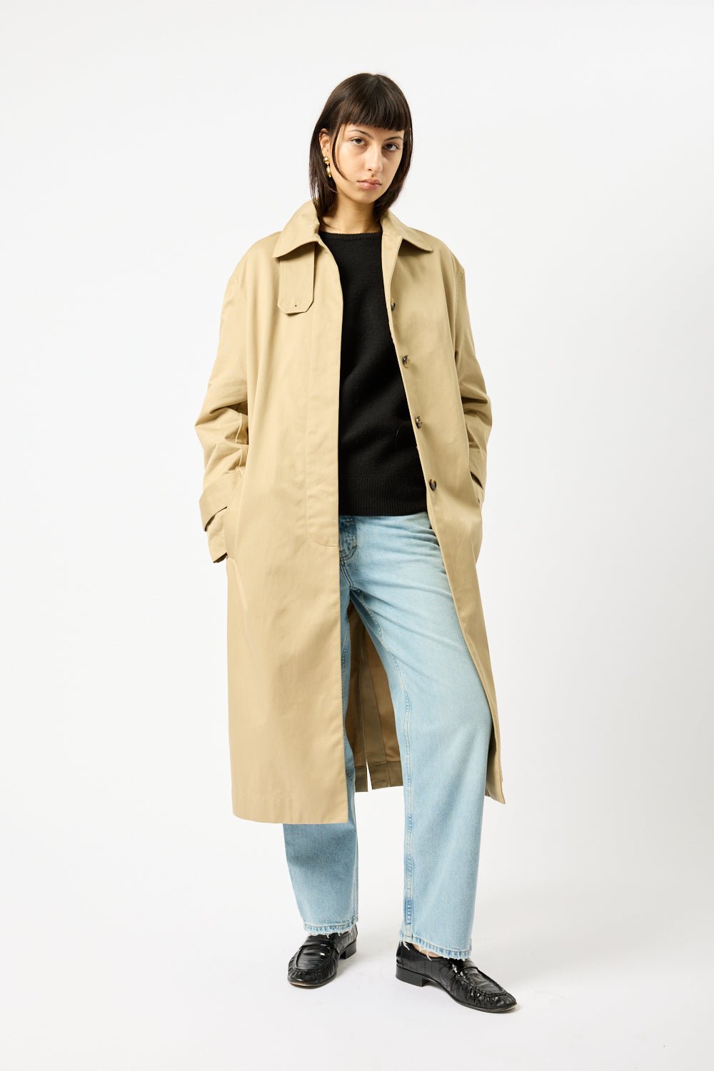 Toteme Oversized Gabardine Car Coat - Bessette