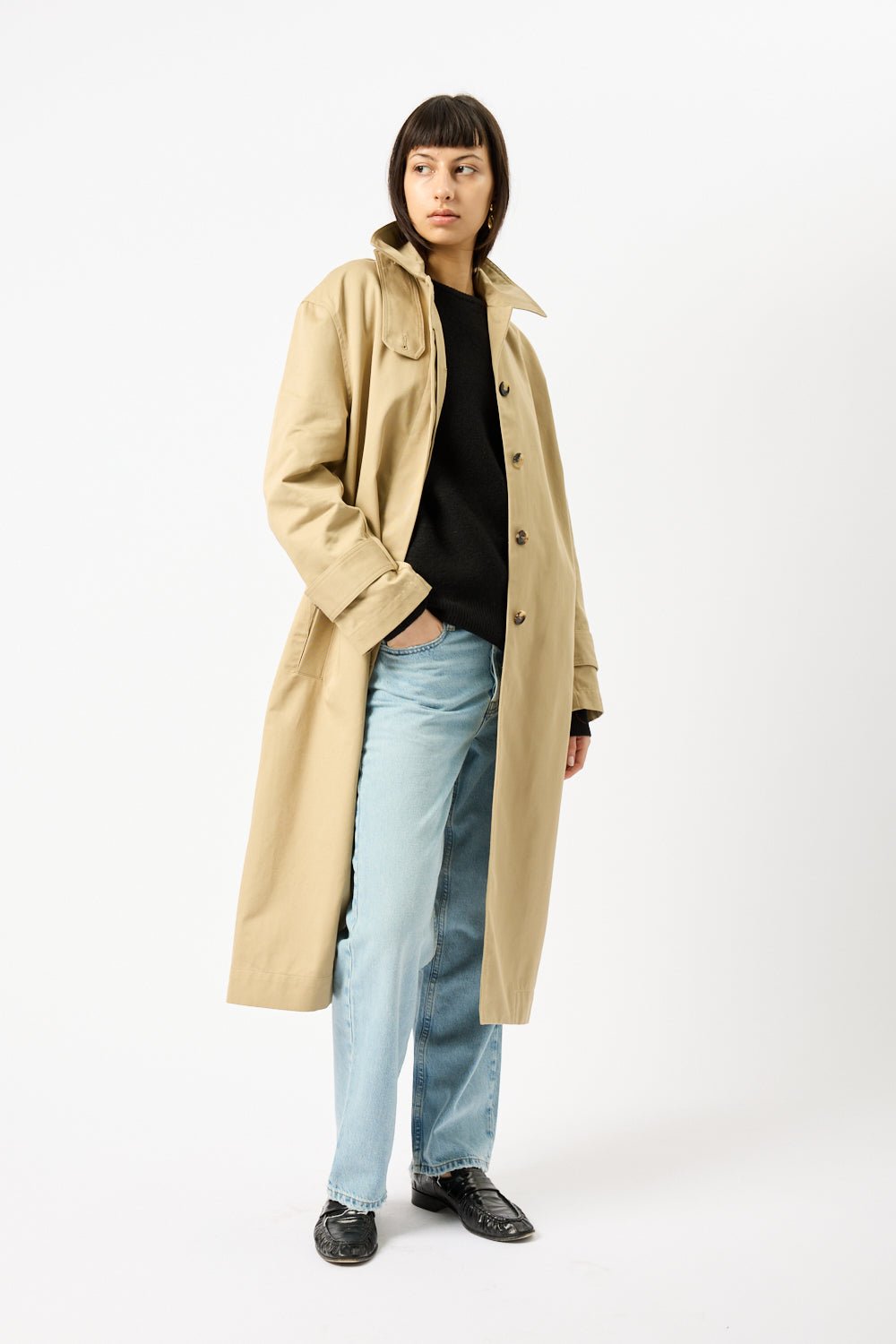 Toteme Oversized Gabardine Car Coat - Bessette