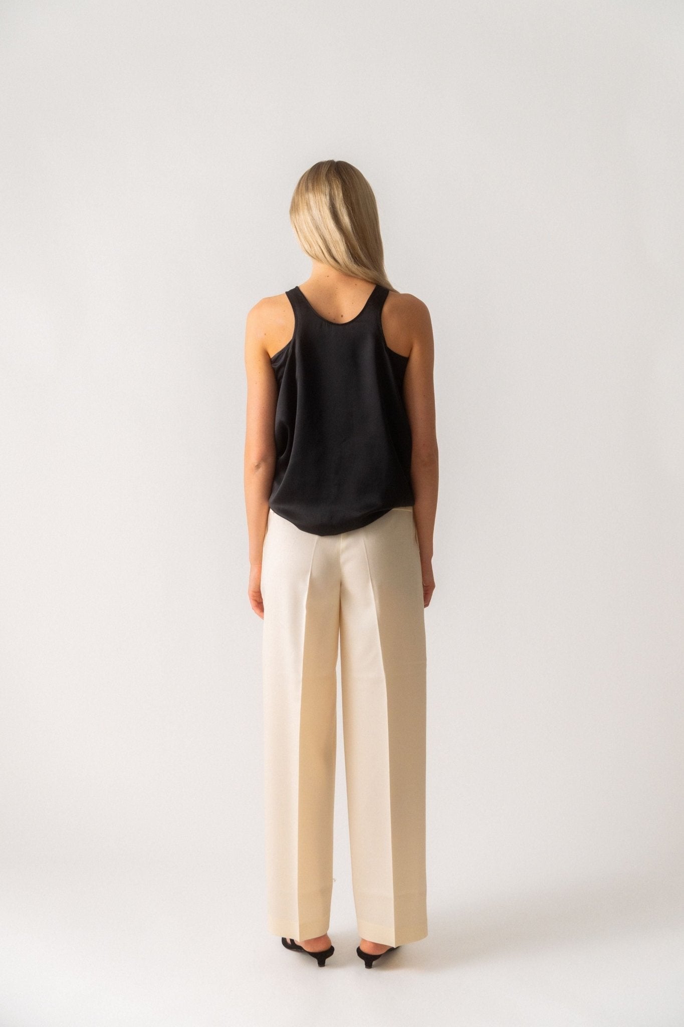 Toteme Satin Drop Top - Bessette