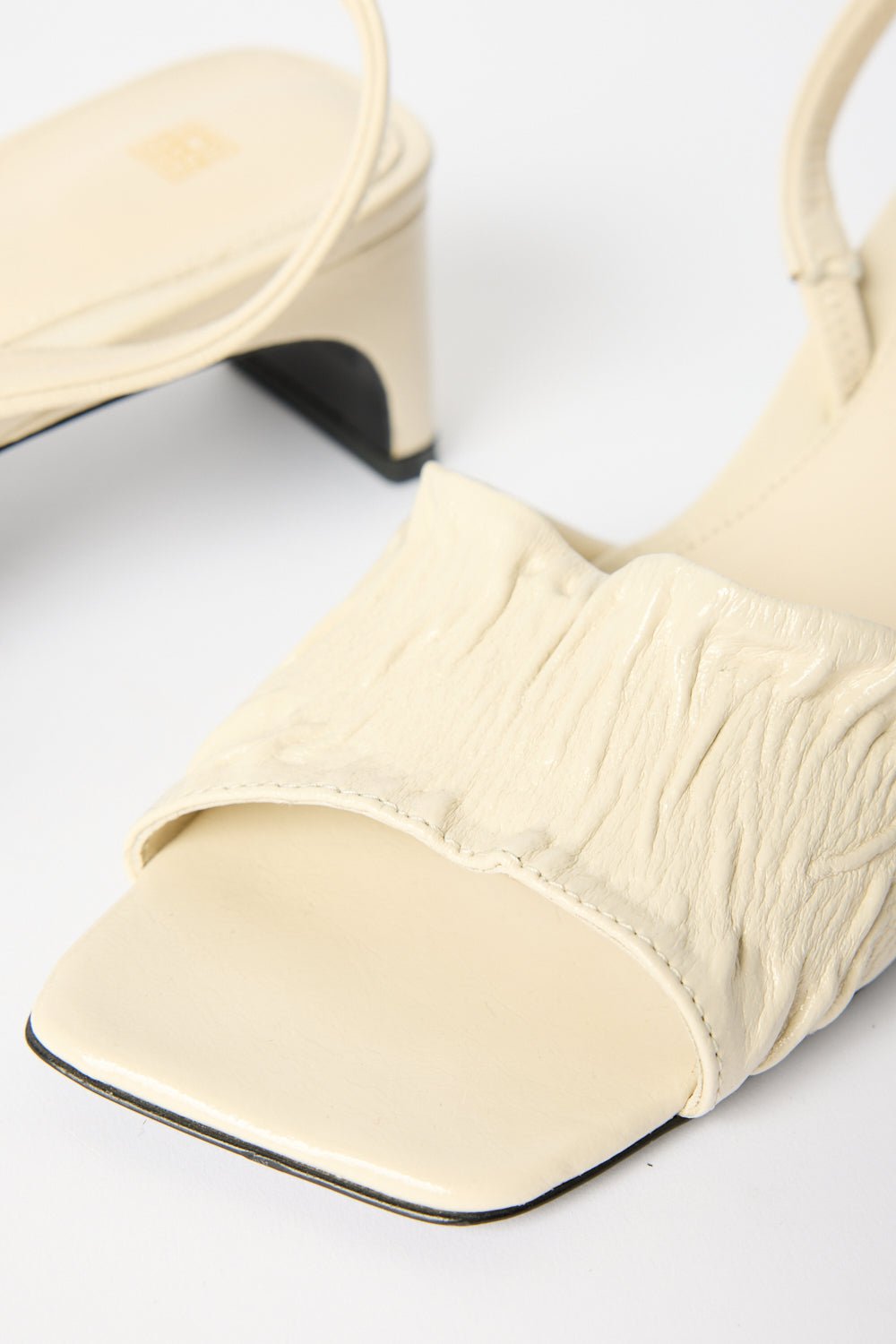 Toteme The Gathered Scoop-Heel Sandal - Bessette