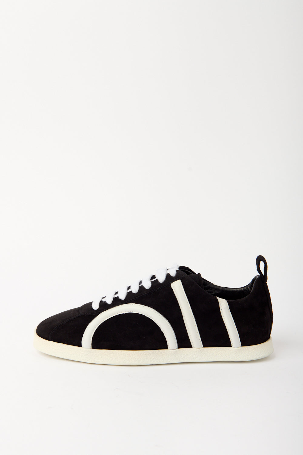 Toteme Black Suede Leather Sneakers - Bessette