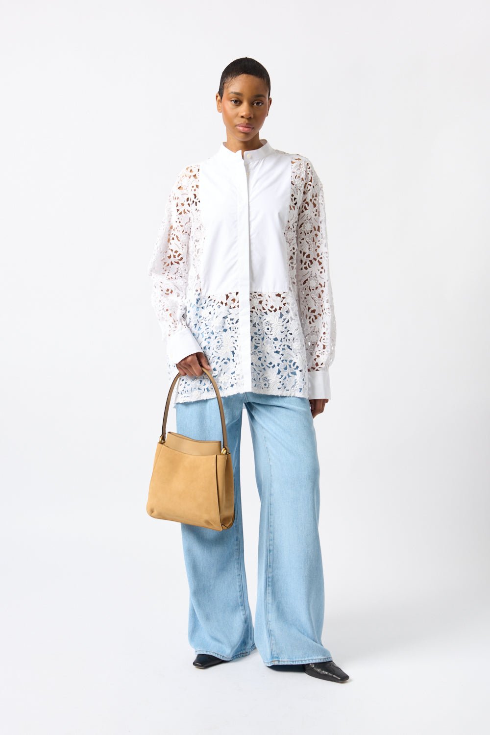 Valentino Garavani Floral Lace Shirt - Bessette