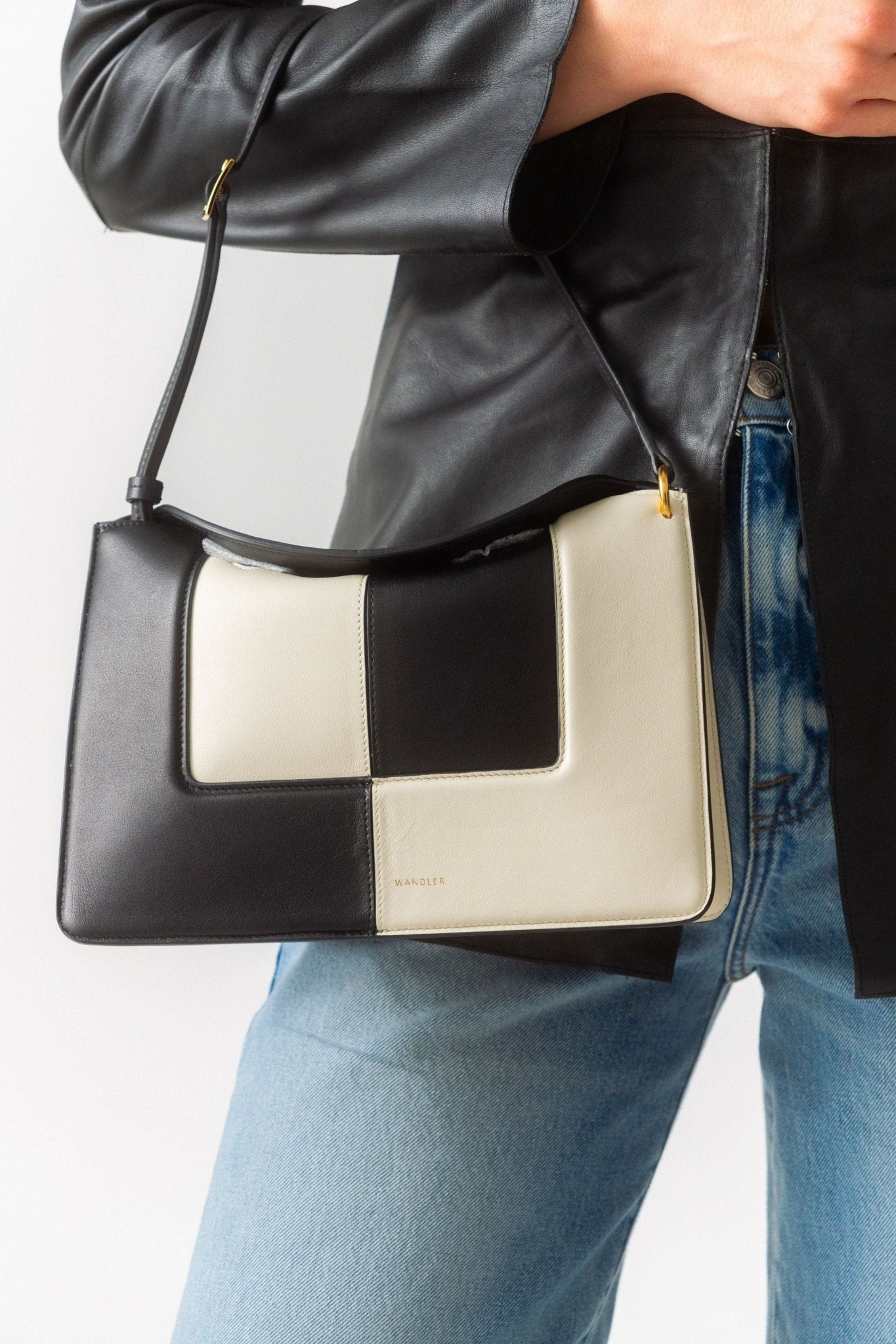Wandler Penelope Bag Black / White - Bessette
