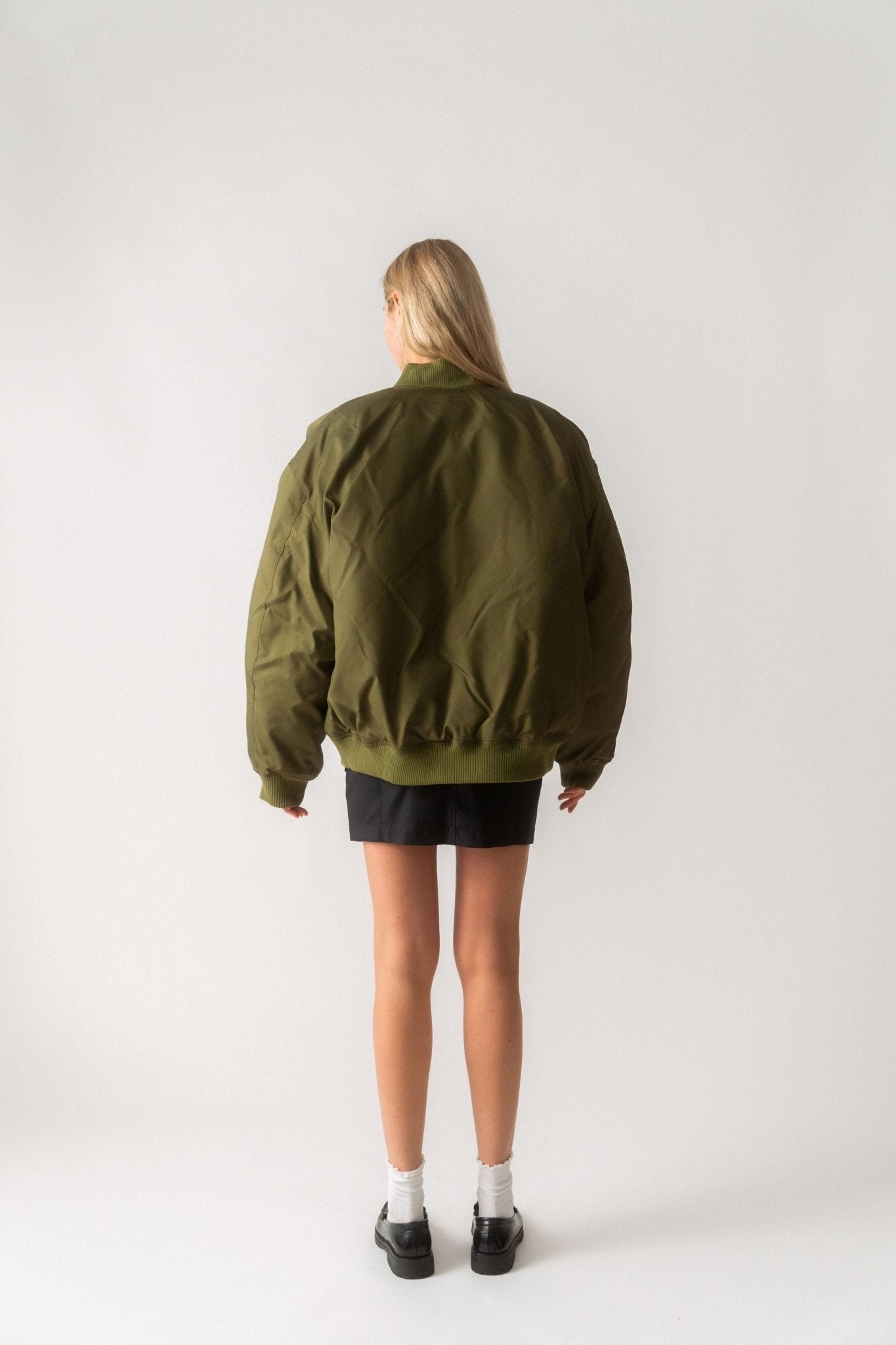 Wardrobe.NYC Reversible Quilted Bomber Jacket - Bessette