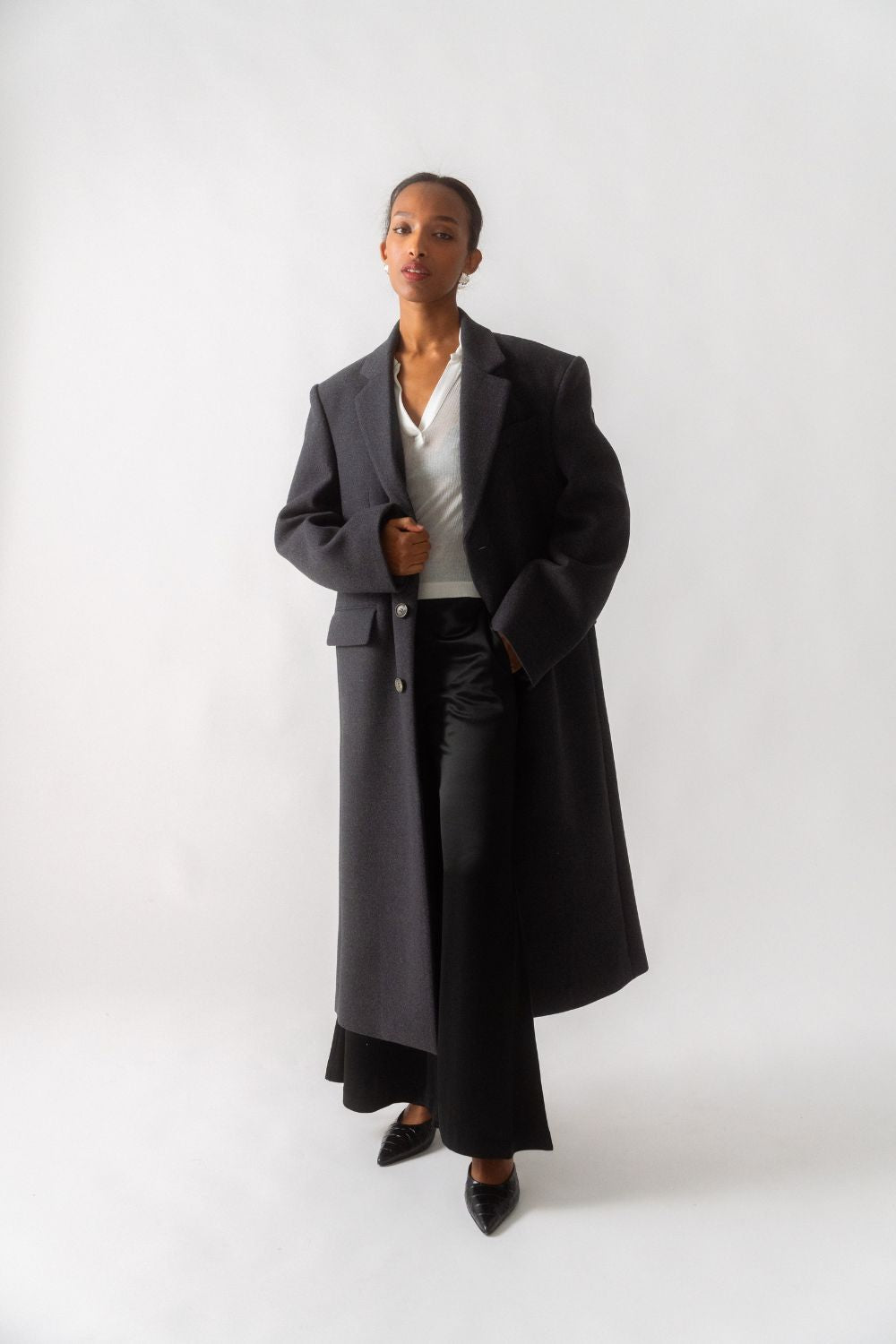 Wardrobe.NYC Single Breasted Coat - Bessette