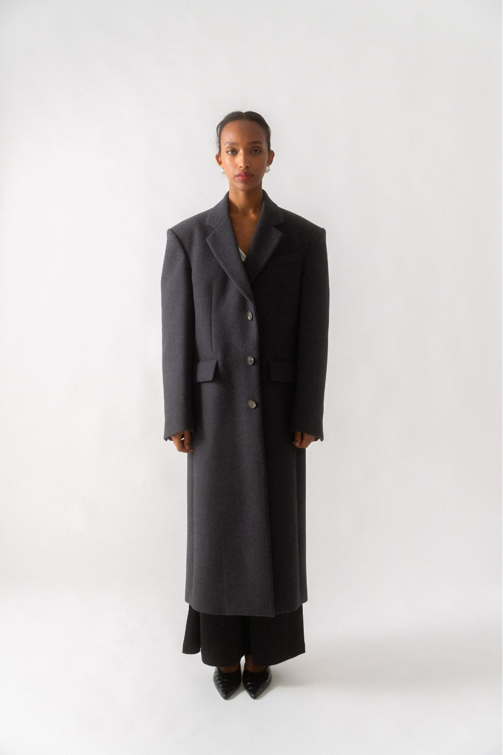 Wardrobe.NYC Single Breasted Coat - Bessette