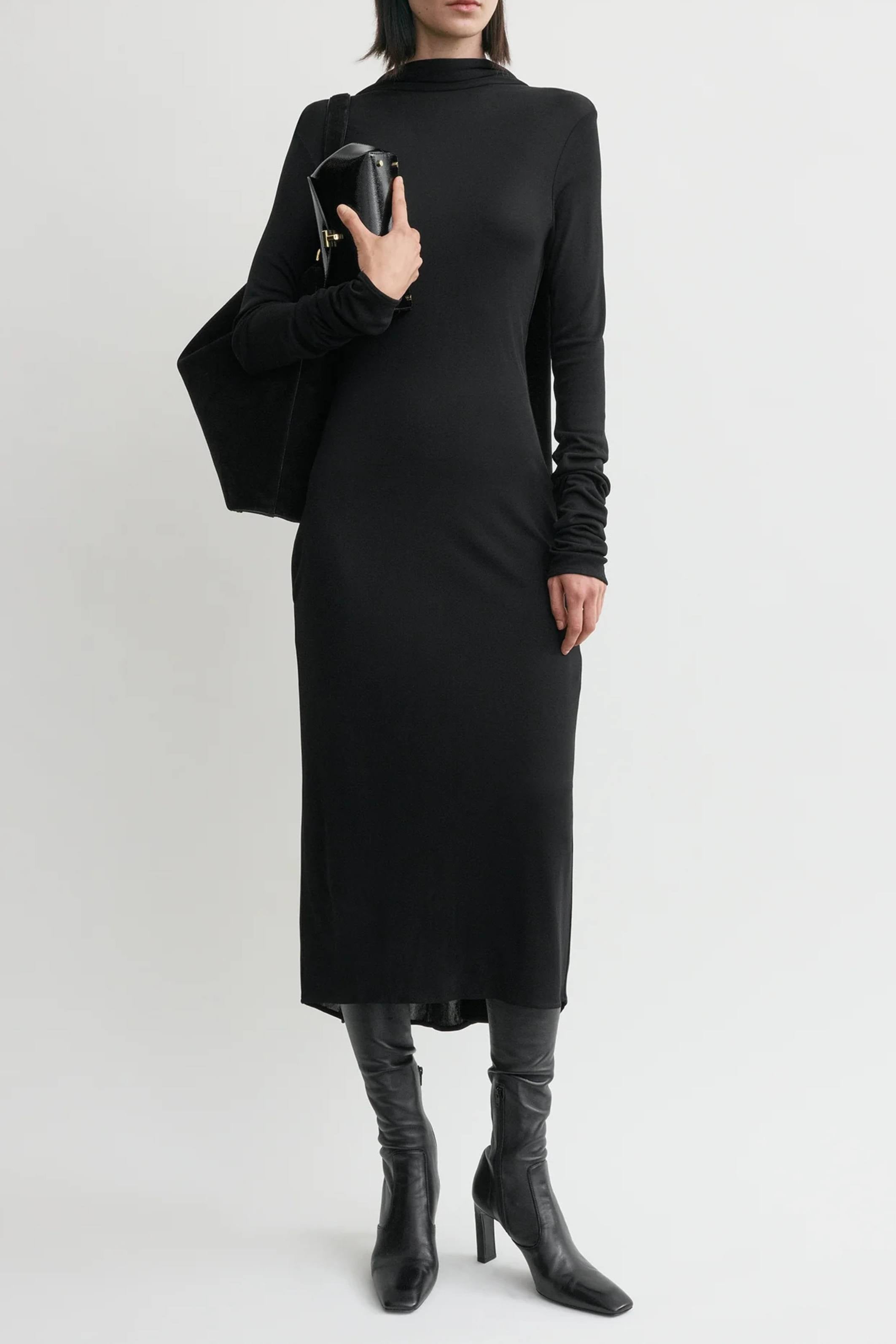 Cocoon cape dress