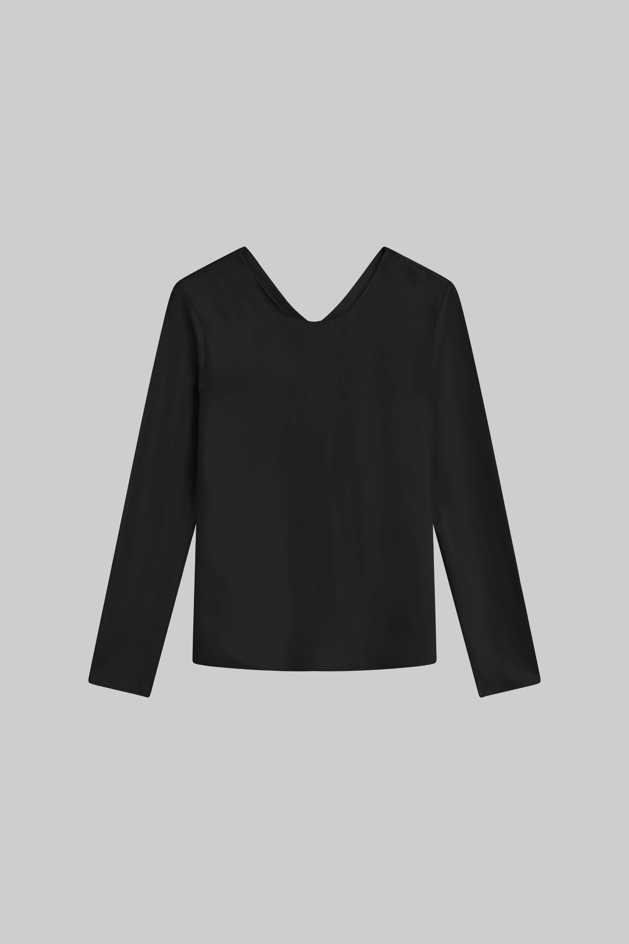 Black Barb lace low back top - Bessette