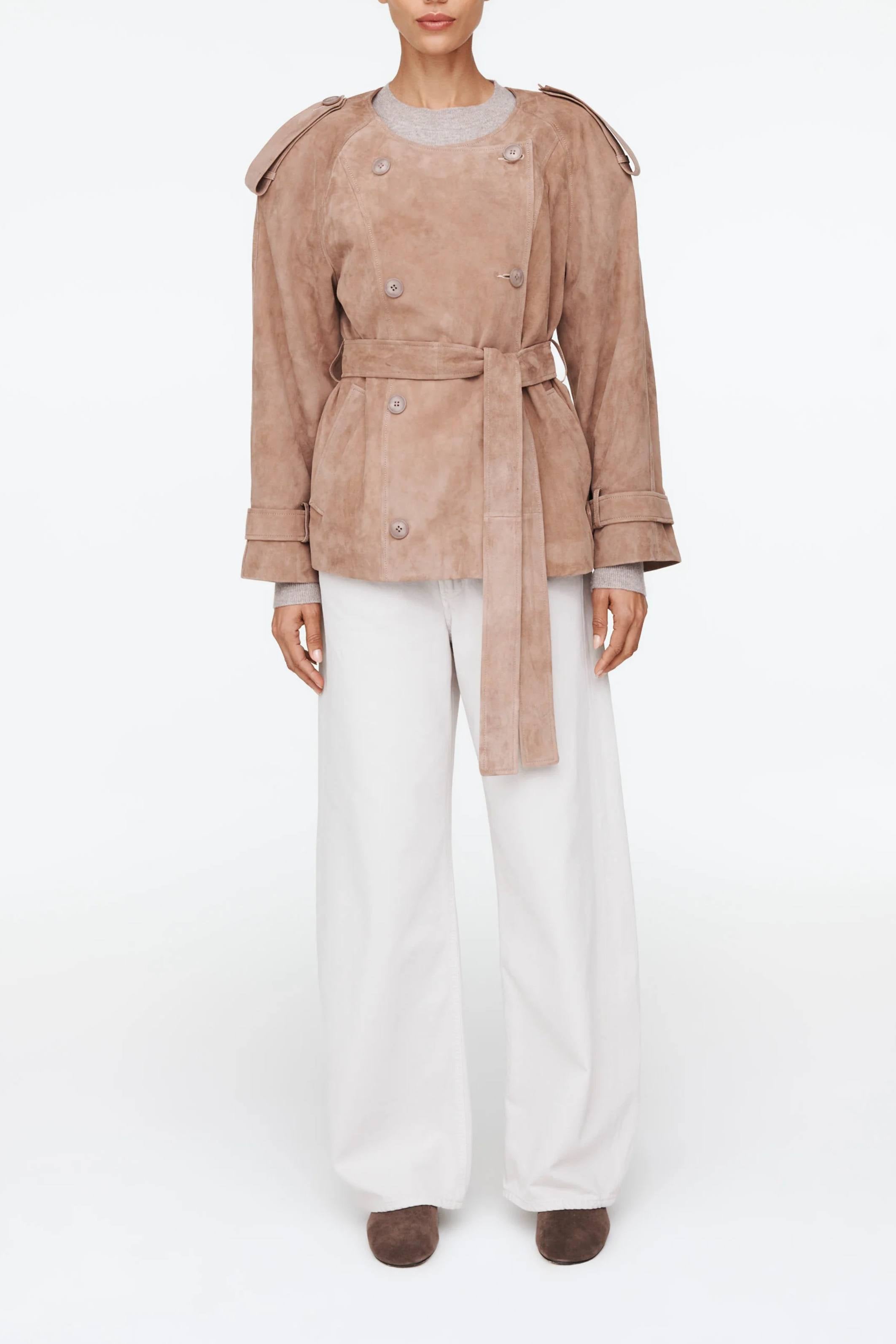 Klarissa Suede Jacket Praline