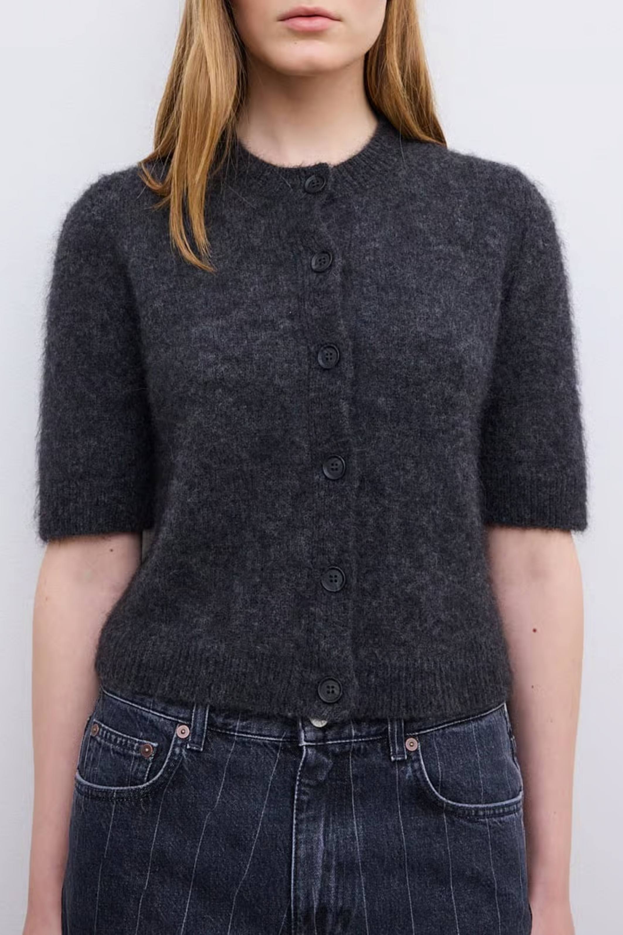 Brushed Cardigan top - Bessette