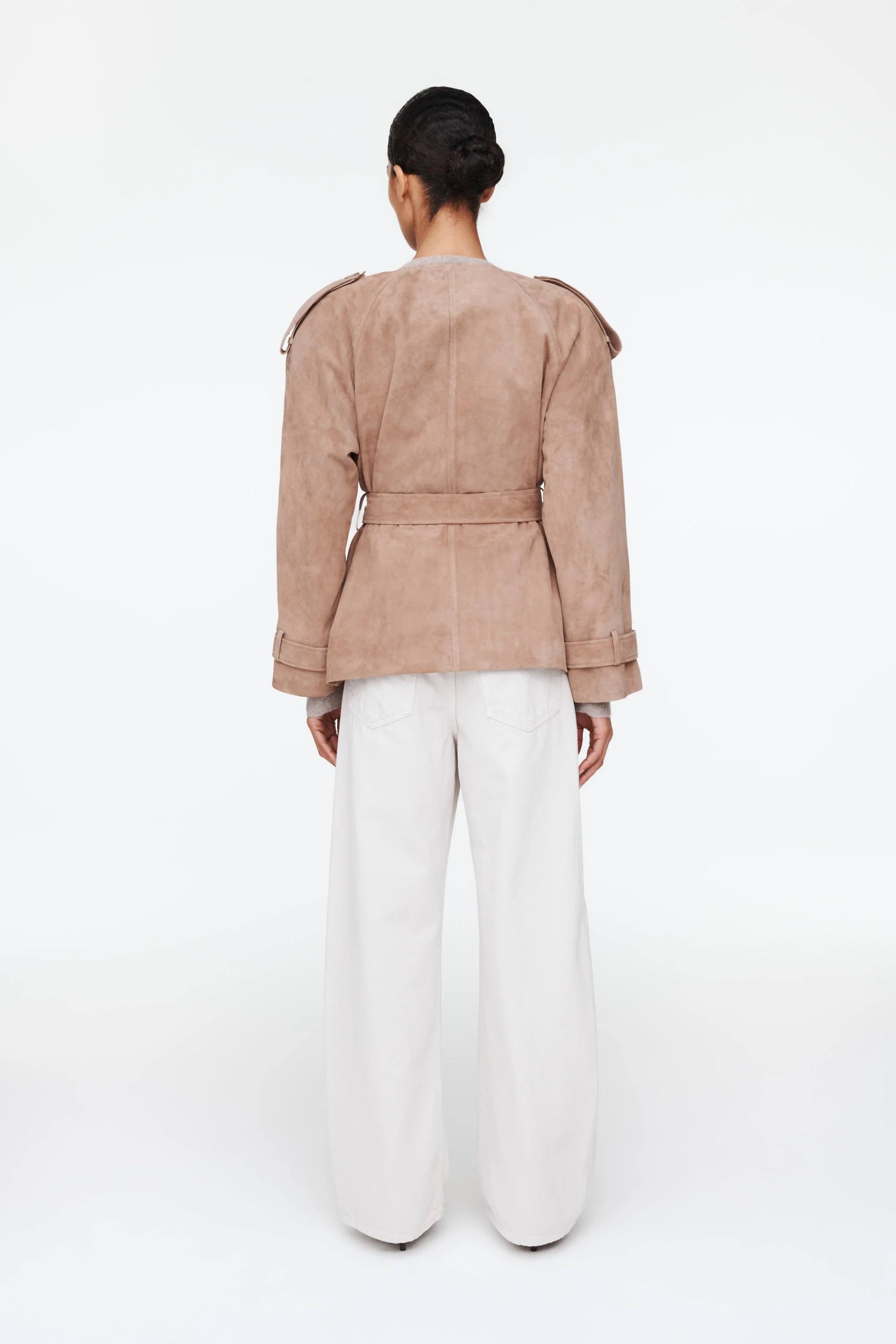 Klarissa Suede Jacket Praline