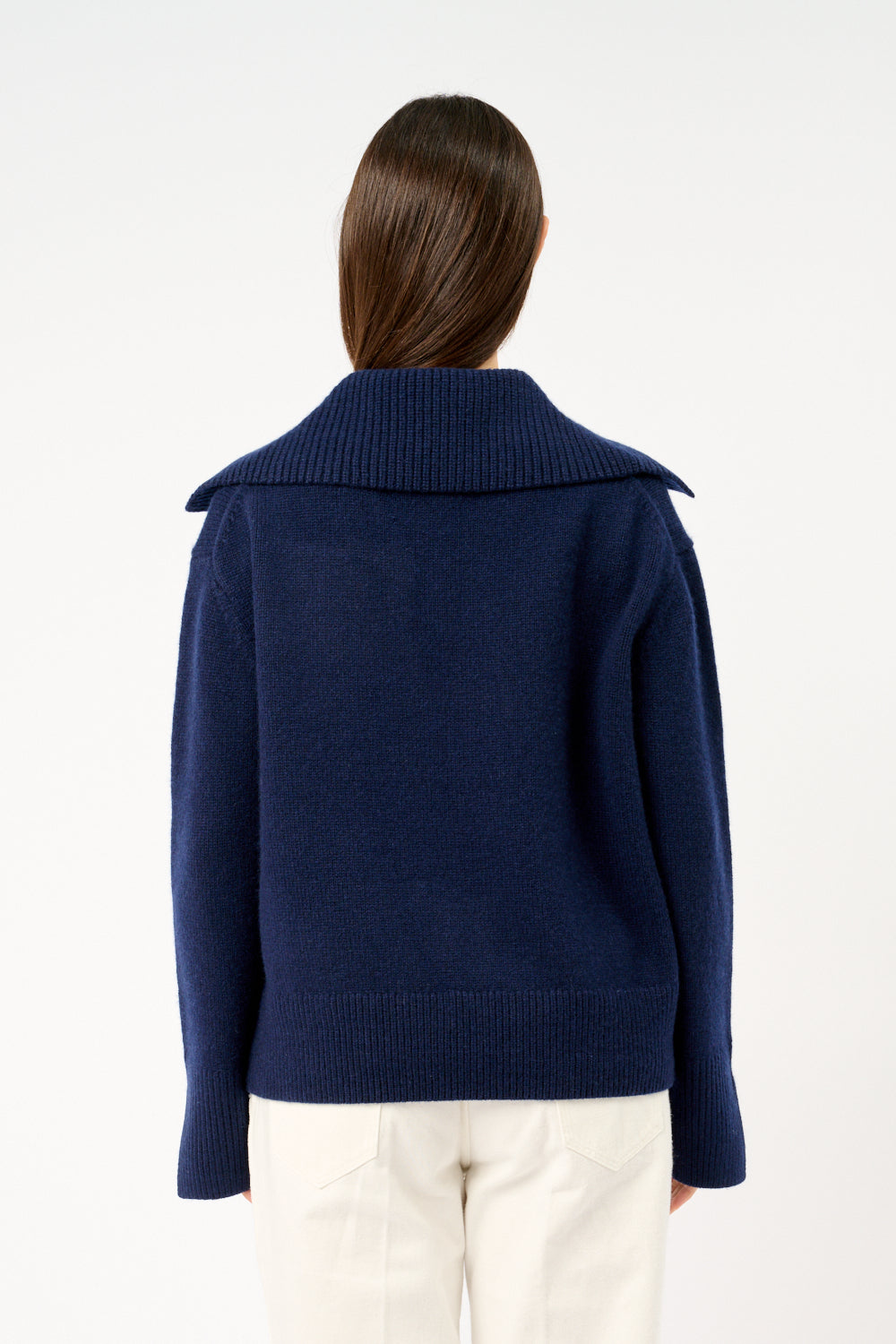 深藍色 Cortina 毛衣