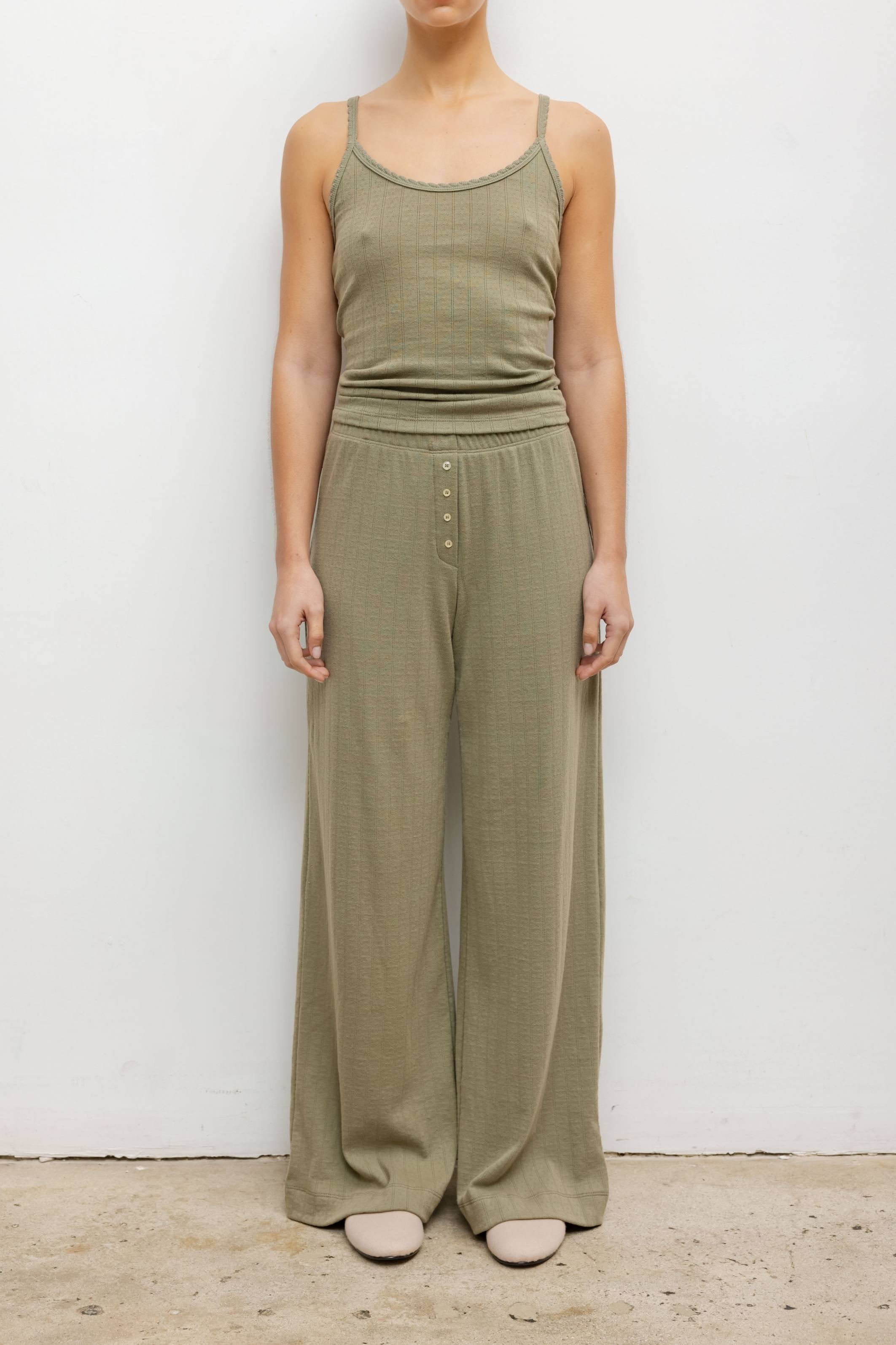 Pointelle classic tank top - Bessette