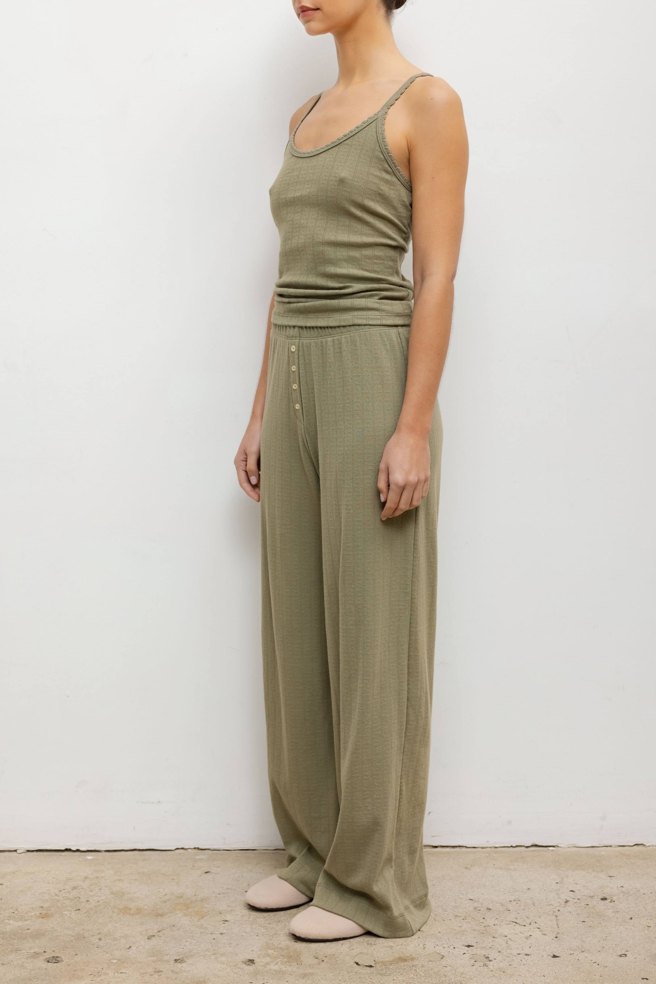 Pointelle classic tank top - Bessette