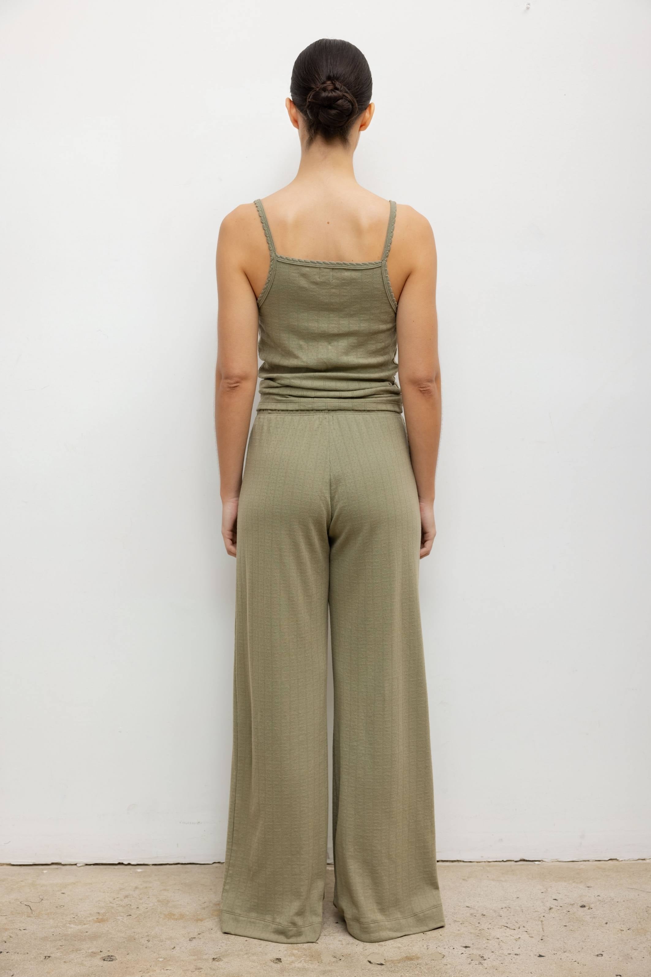 Pointelle classic tank top - Bessette