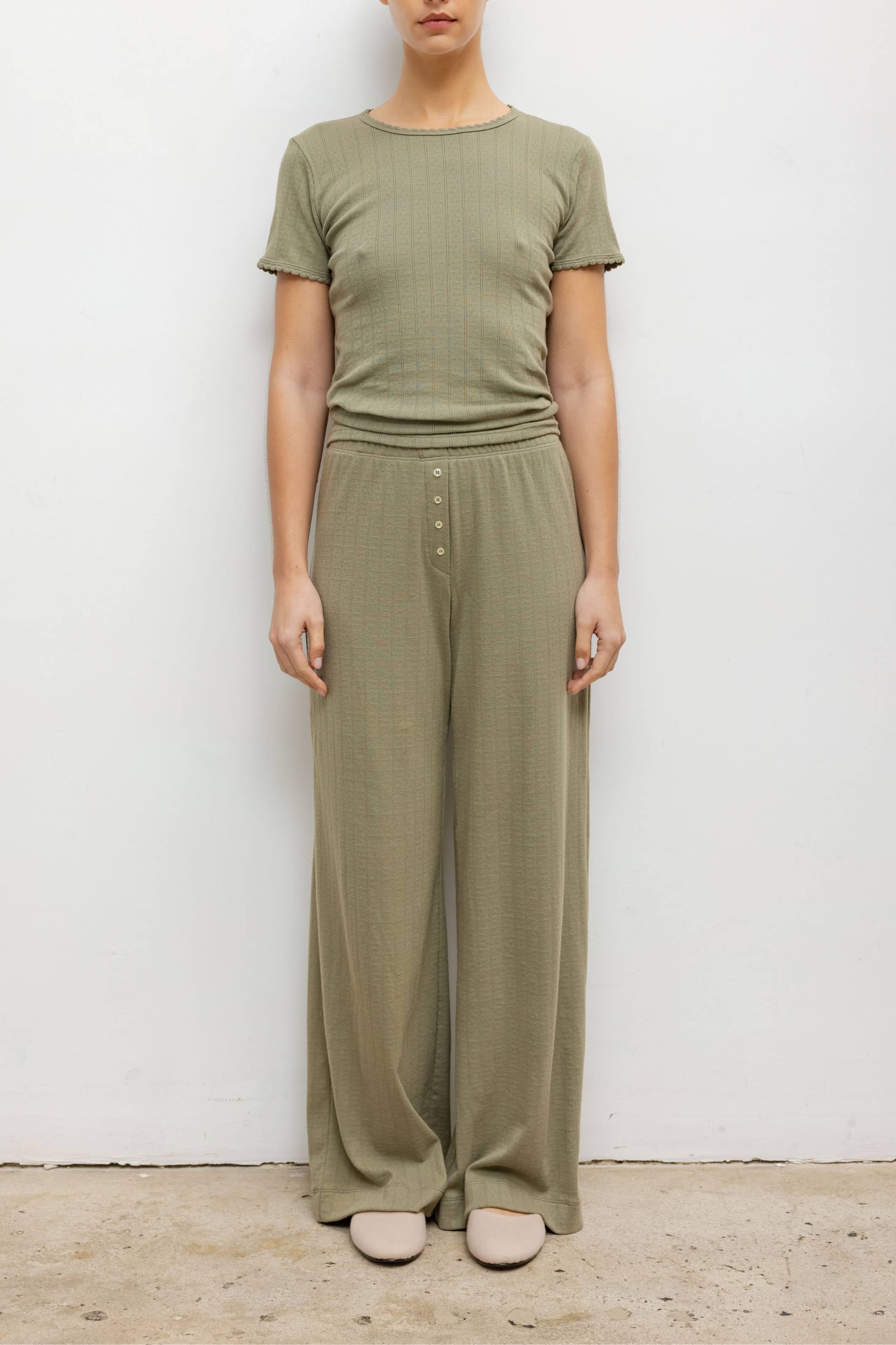 Cypress Pointelle slim fit Tee - Bessette