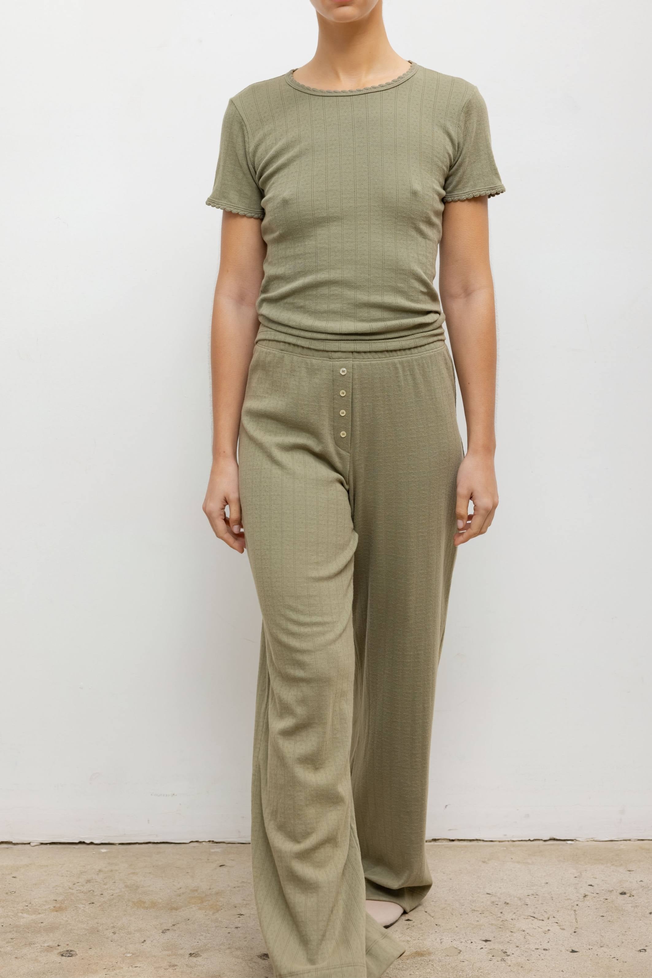 Cypress Pointelle slim fit Tee - Bessette