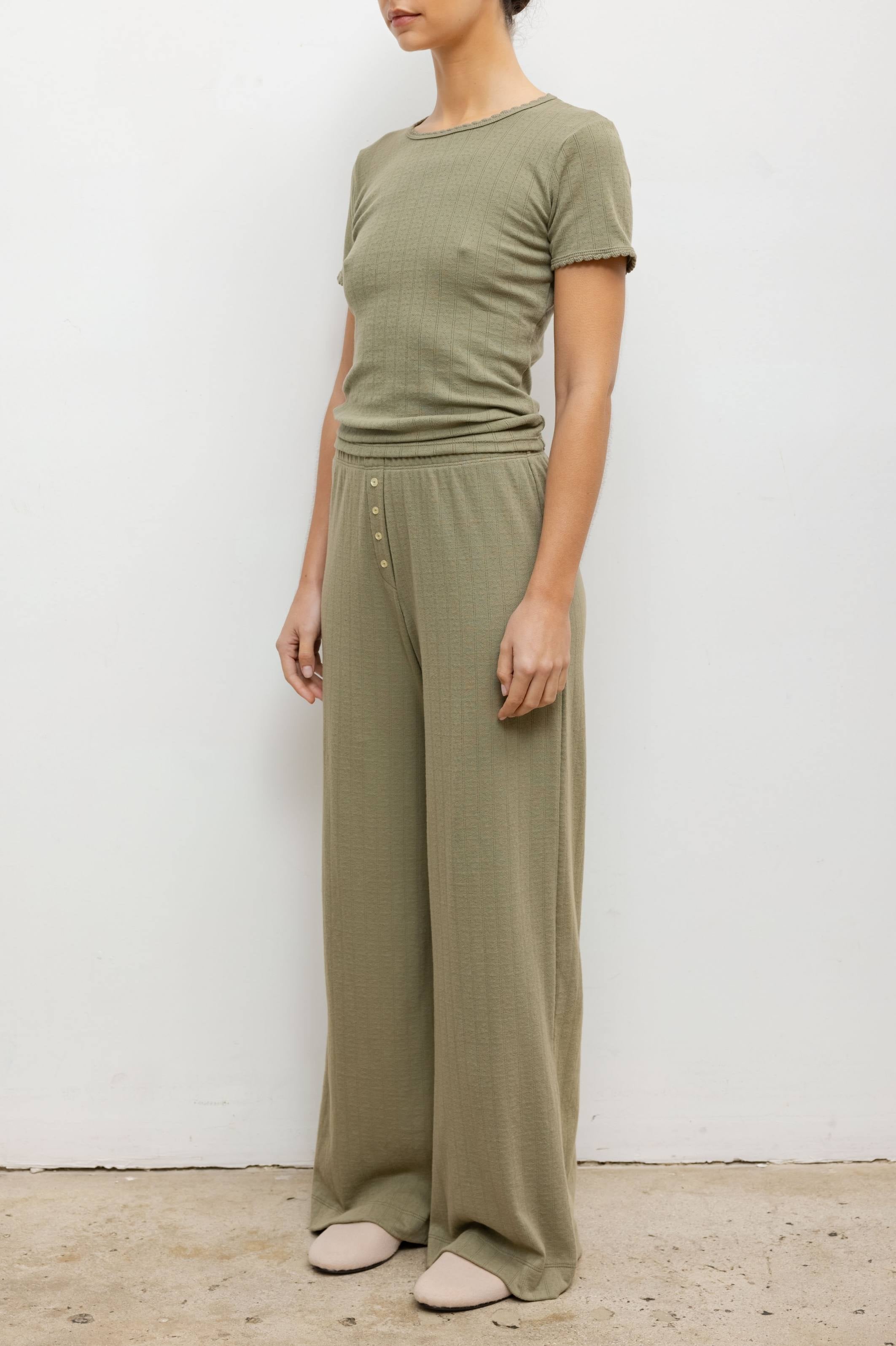 Cypress Pointelle slim fit Tee - Bessette