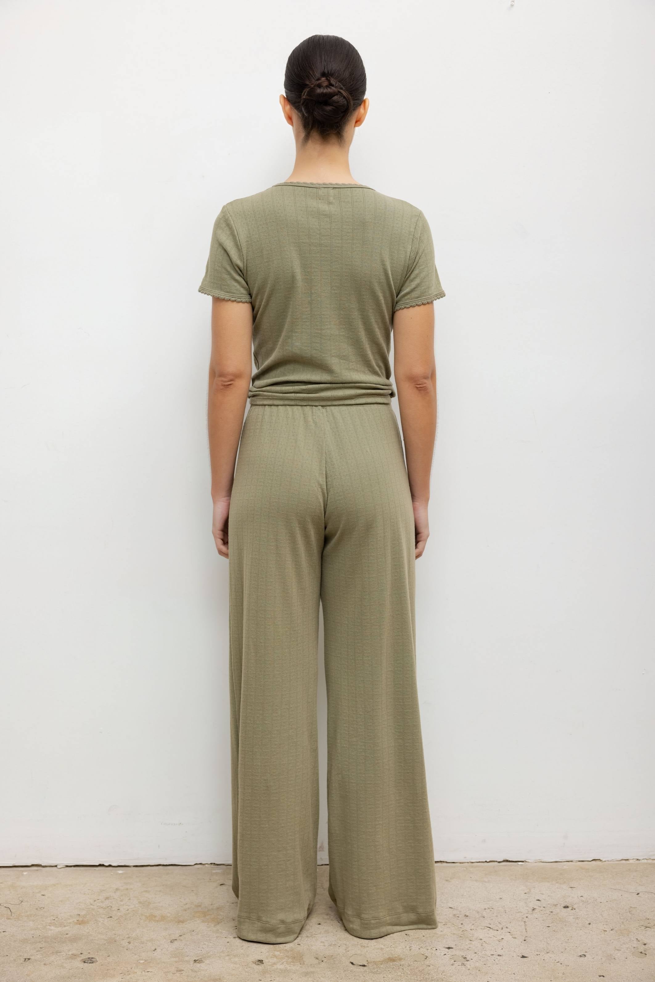 Cypress Pointelle slim fit Tee - Bessette