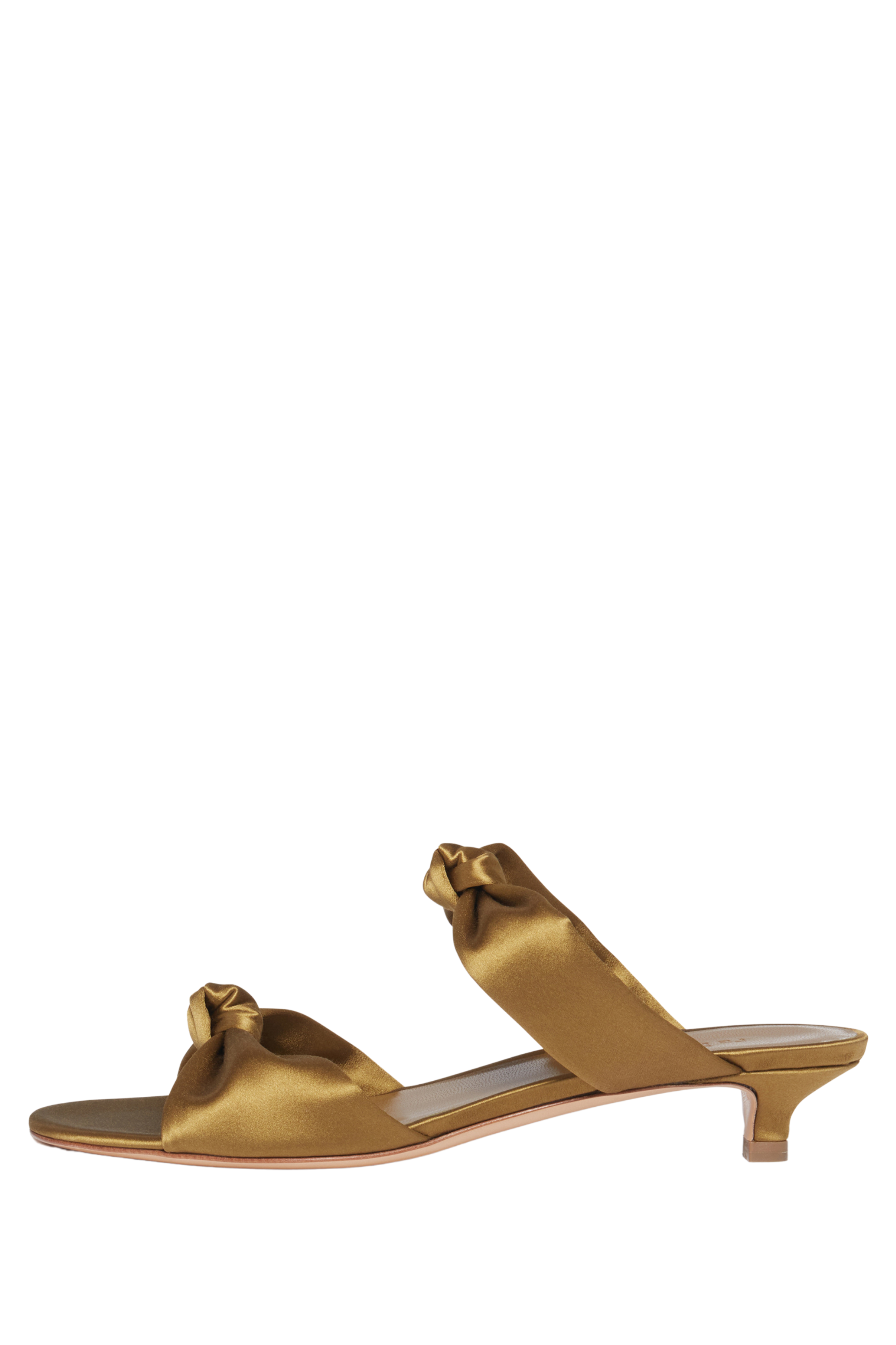 Le Monde Béryl Knot Satin Mules