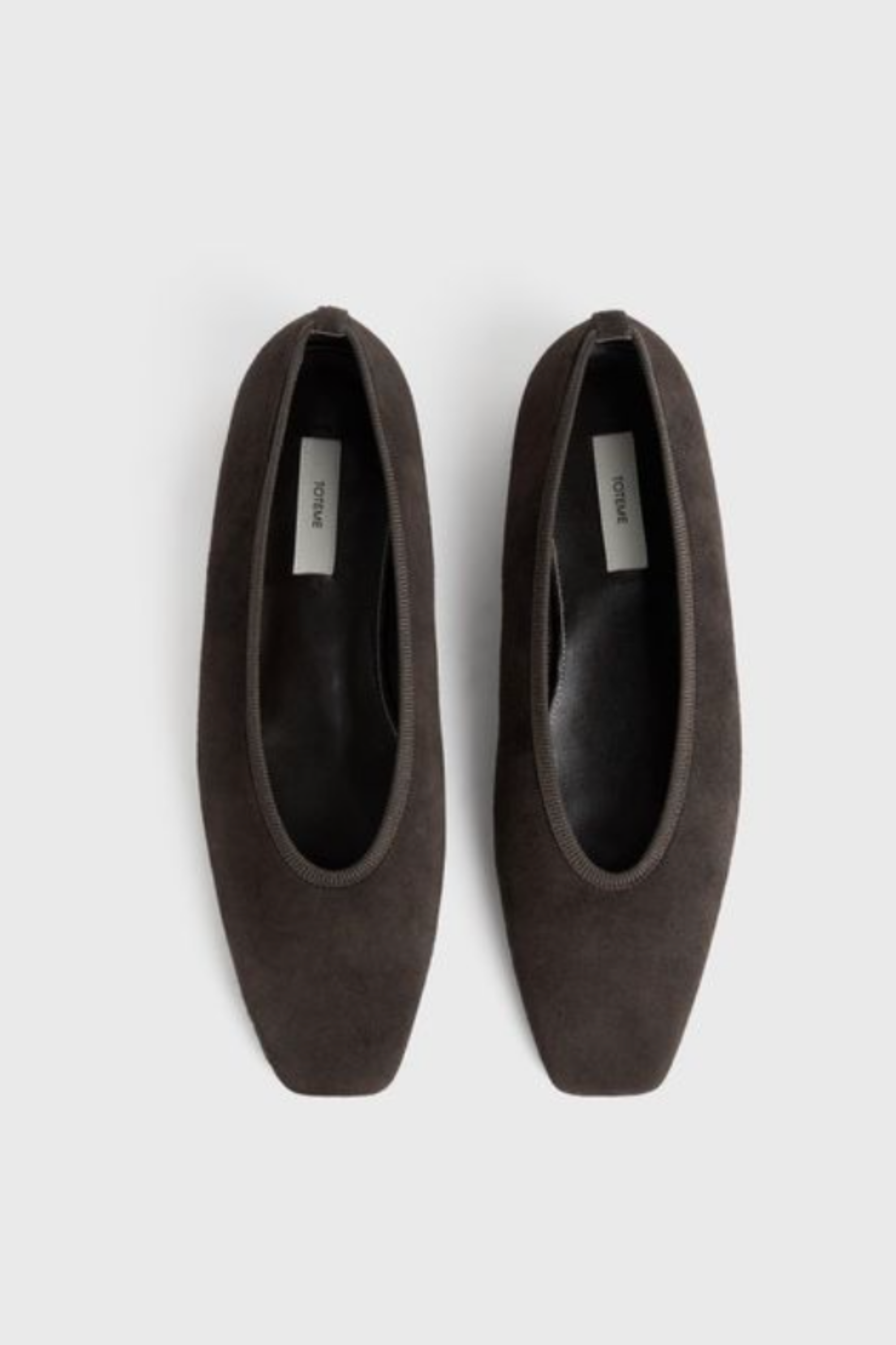 Minimalist Suede Ballerinas Pepper