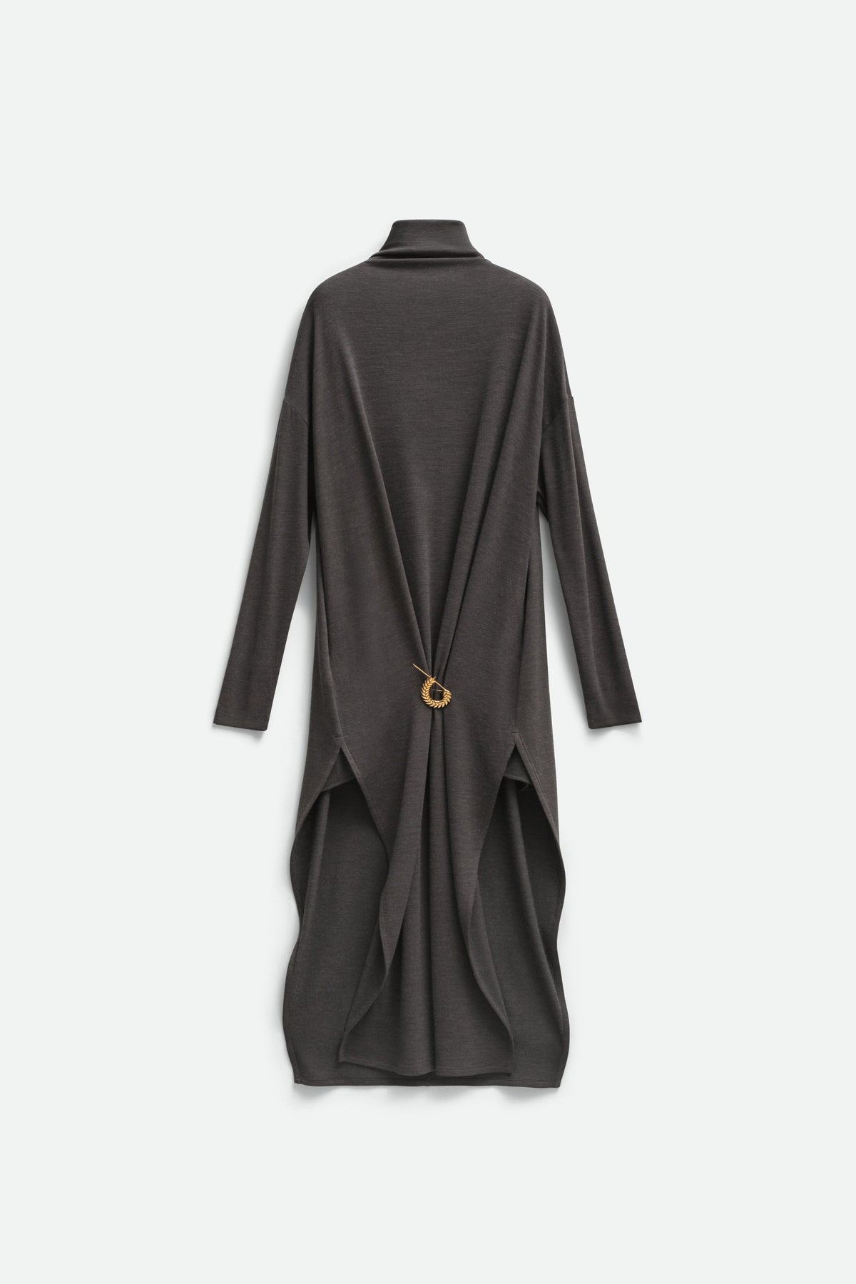 BROOCH DRESS (grey) - Bessette