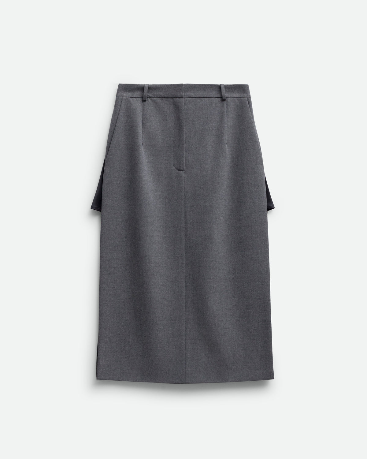 SKIRT WITH SLITS (grey) - Bessette