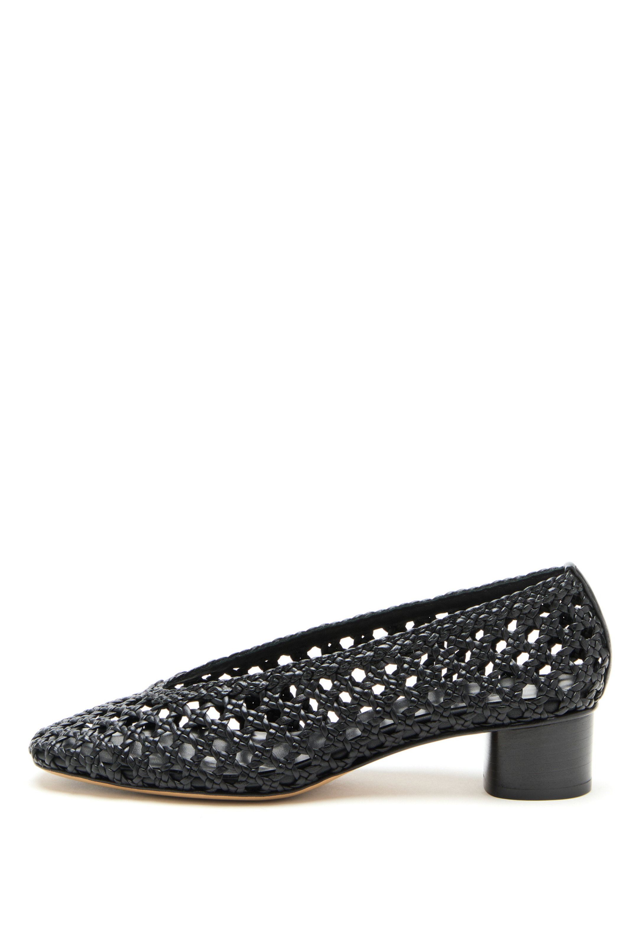 Black Woven Pump-Le Monde Beryl-Bessette