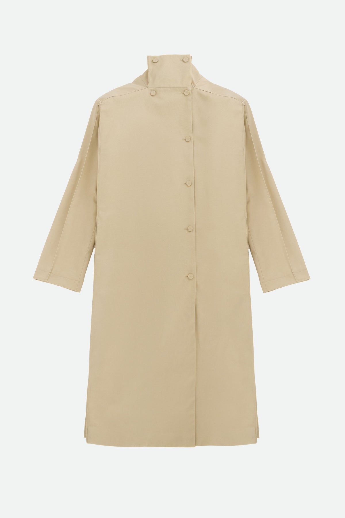 SQUARE RAIN COAT (beige) - Bessette