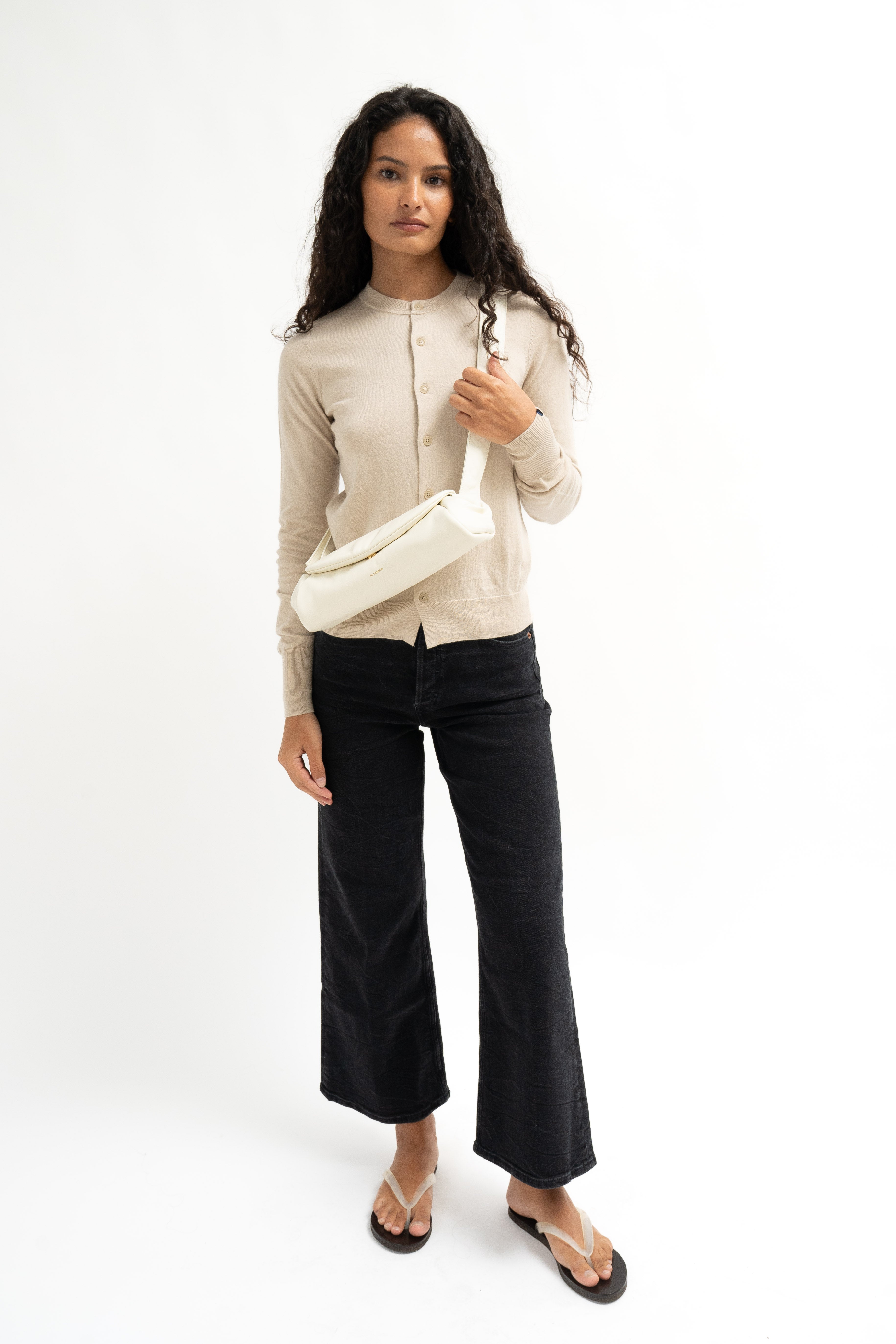 Re/Done High Rise Wide Leg Crop