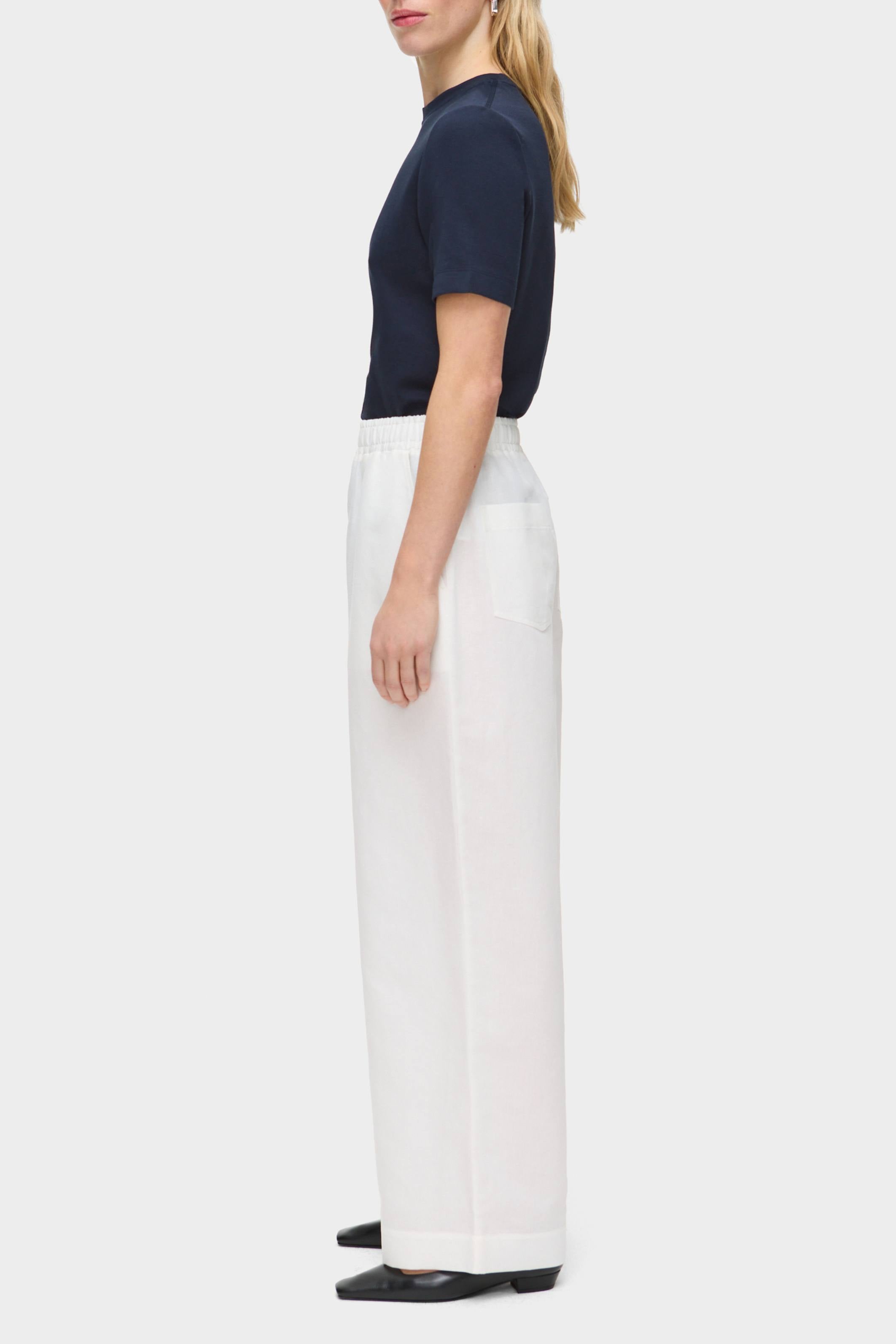 Alara Linen Wide Leg Trouser - Bessette