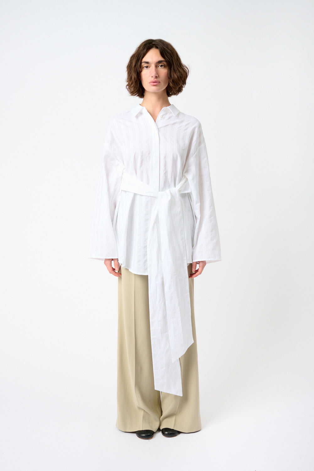 The Claire Wrap Shirt