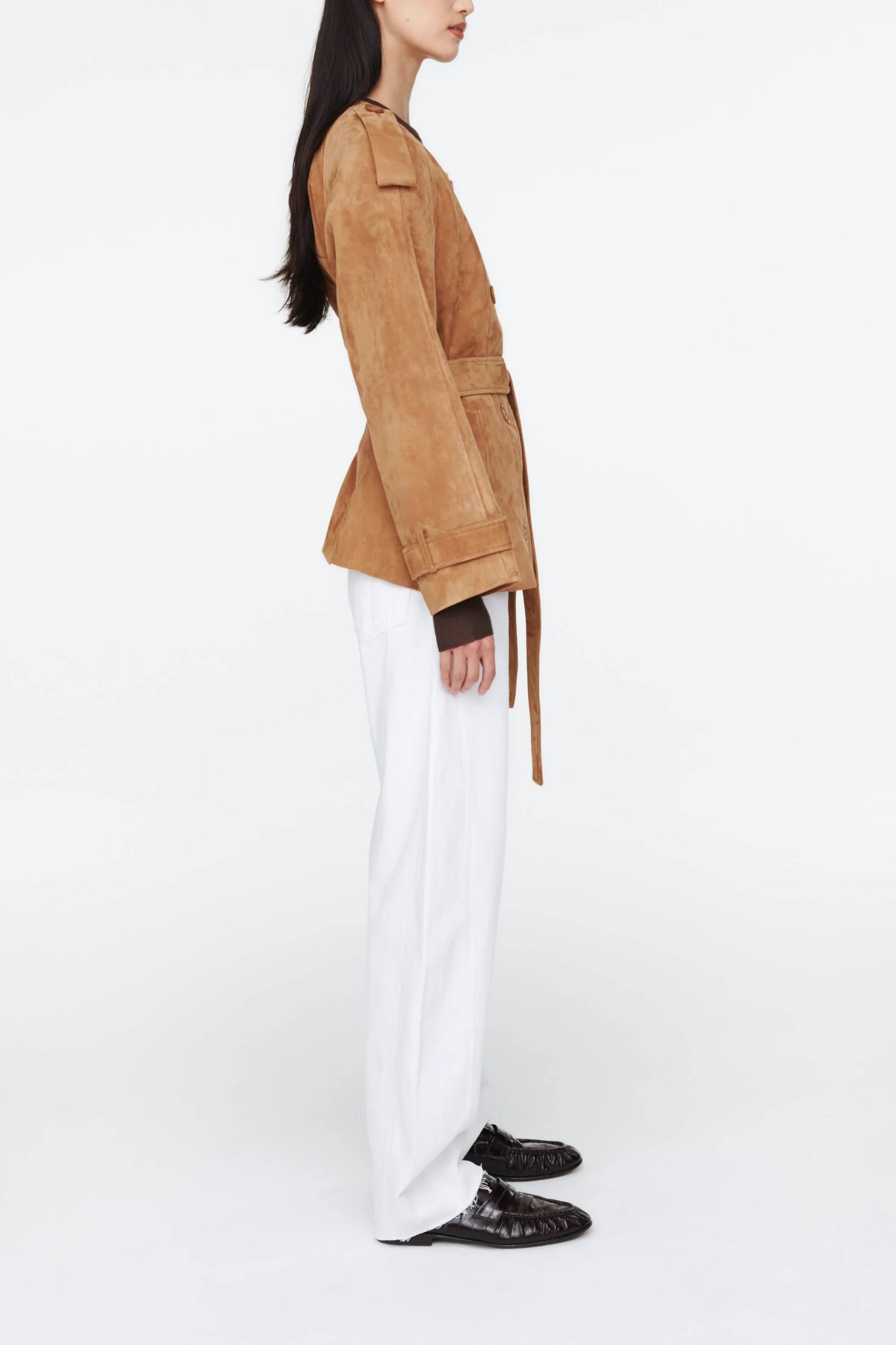 Klarissa Suede Jacket Whiskey